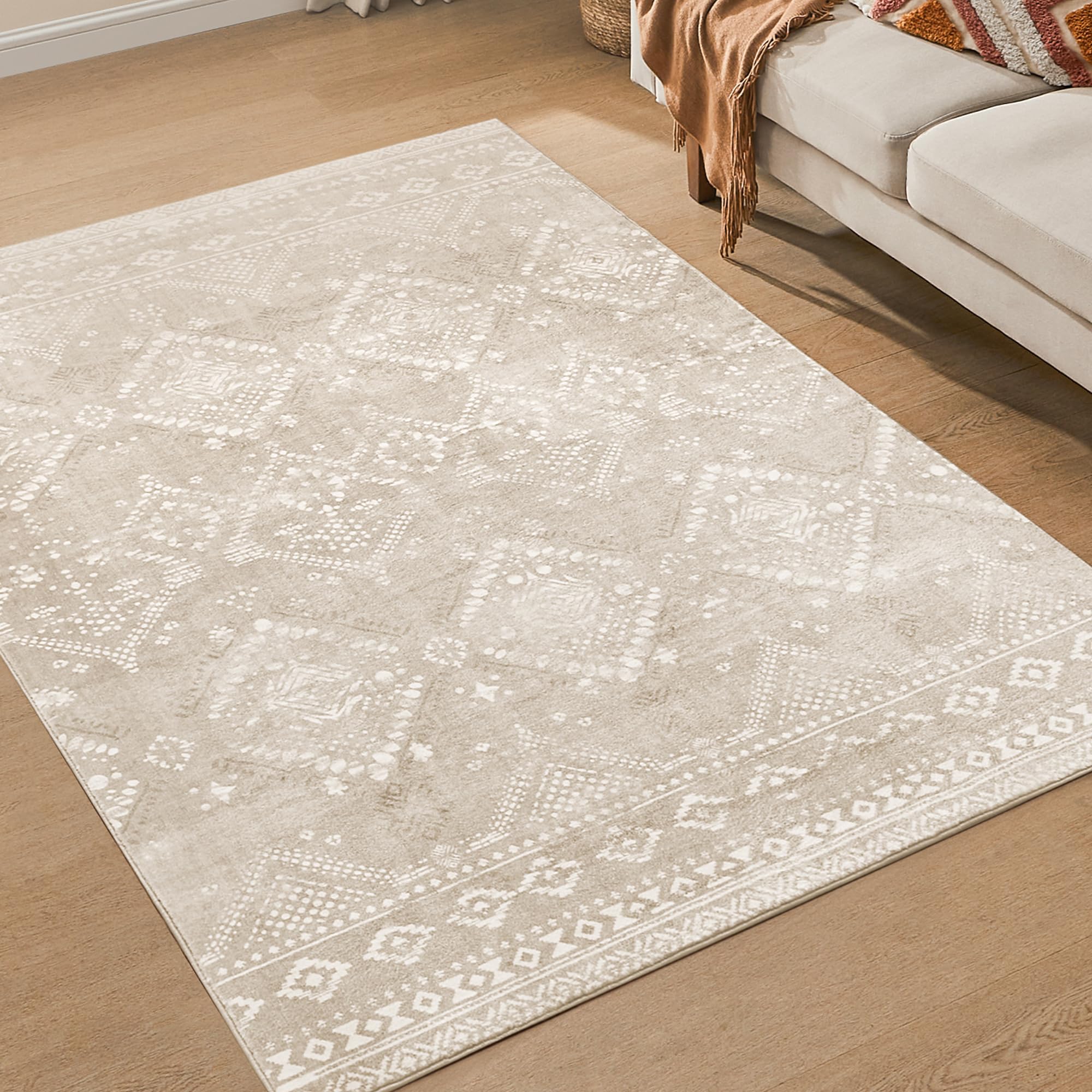 songmics-teppich-80-x-150-cm-rutschfest-maschinenwaschbar-taubengrau-tar011g01 image 8