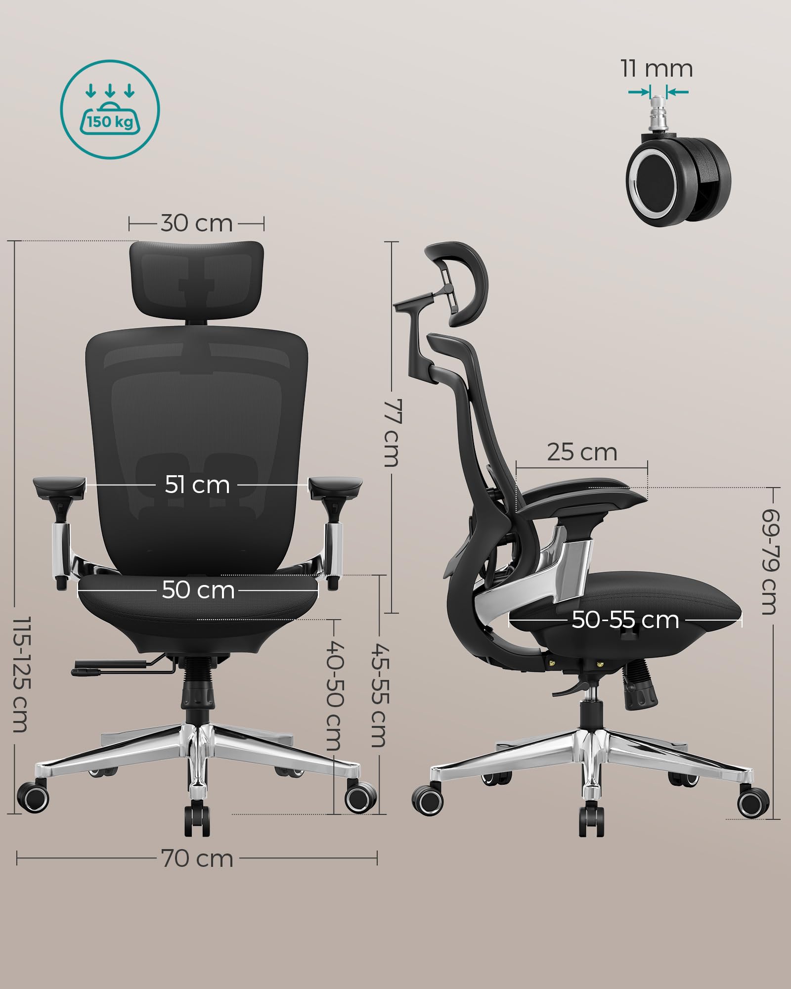 songmics-b-rostuhl-obn068b01-tintenschwarz-ergonomischer-schreibtischstuhl-bis-1 image 3