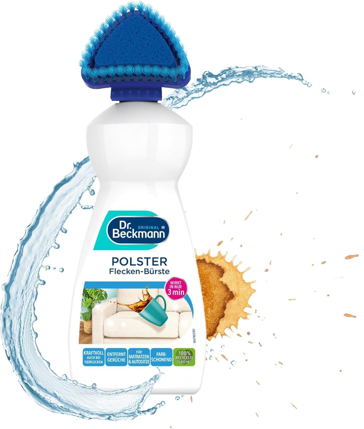 dr-beckmann-polster-flecken-b-rste-400-ml-polsterreiniger-mit-b-rstenapplikator image 1