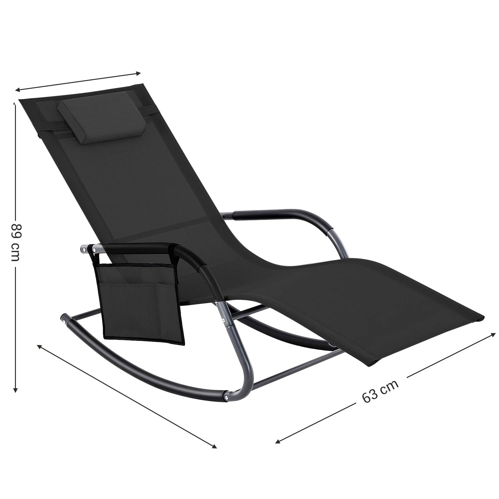 songmics-gartenstuhl-schaukelstuhl-sonnenliege-bis-150-kg-schwarz image 3
