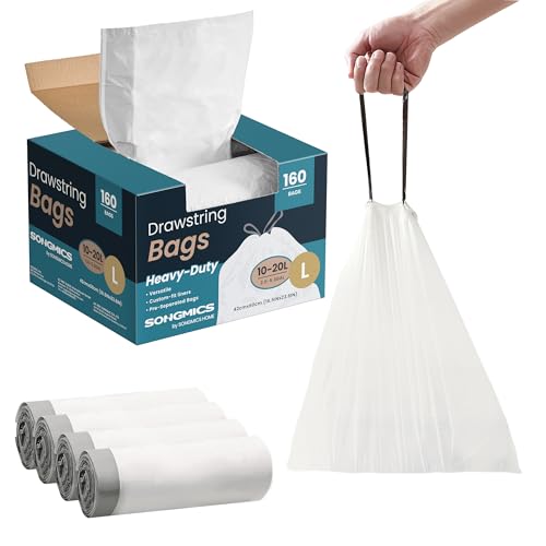 songmics-m-llbeutel-mit-zugband-20-liter-code-l-160-st-ck-wei image 8