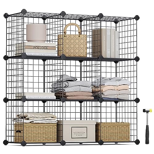 songmics-lpi115h-steckregal-w-rfelregal-9-f-cher-schwarz-93x31x93-cm image 8