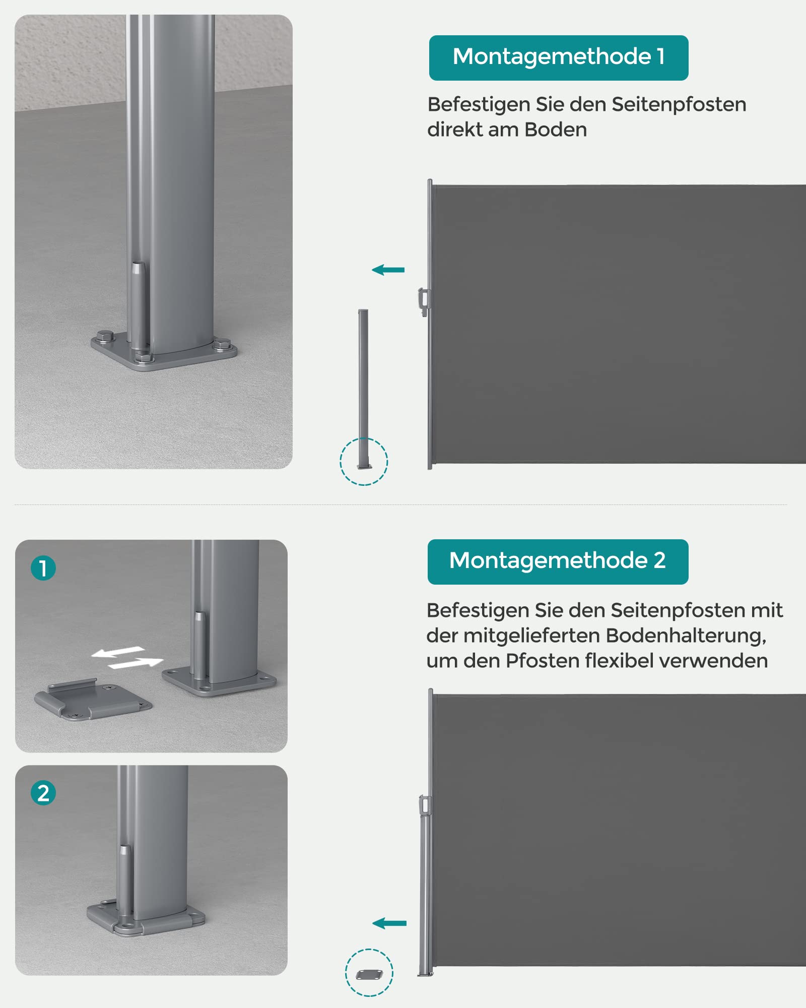 songmics-alu-seitenmarkise-ausziehbar-200-x-400-cm-anthrazit-gsa204g01 image 7