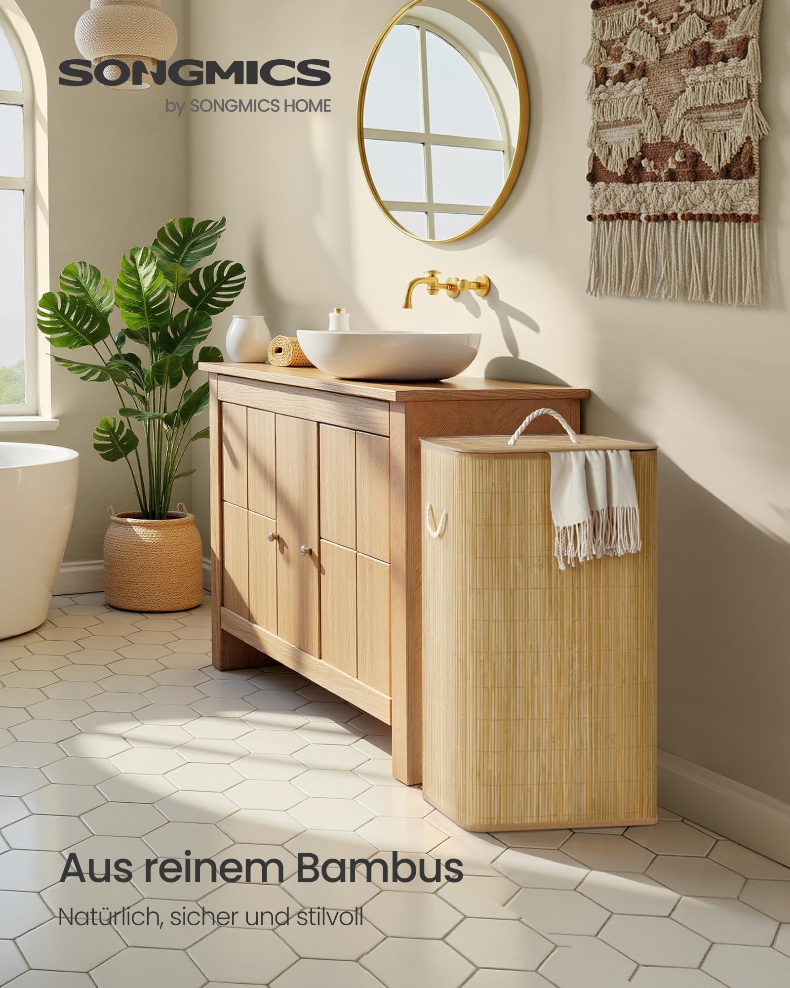 songmics-w-schekorb-mit-deckel-60-l-bambus-faltbar-22-cm-schmal image 2