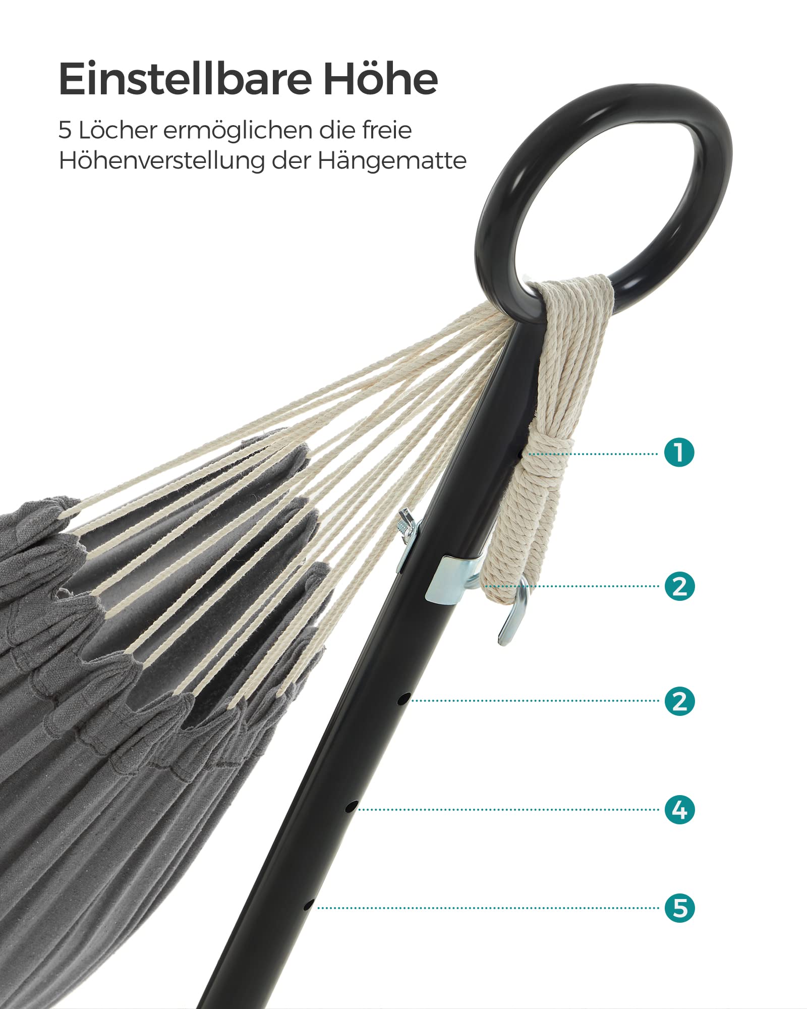 songmics-ghs001g01-h-ngematte-mit-gestell-210-x-150-cm-bis-240-kg image 8