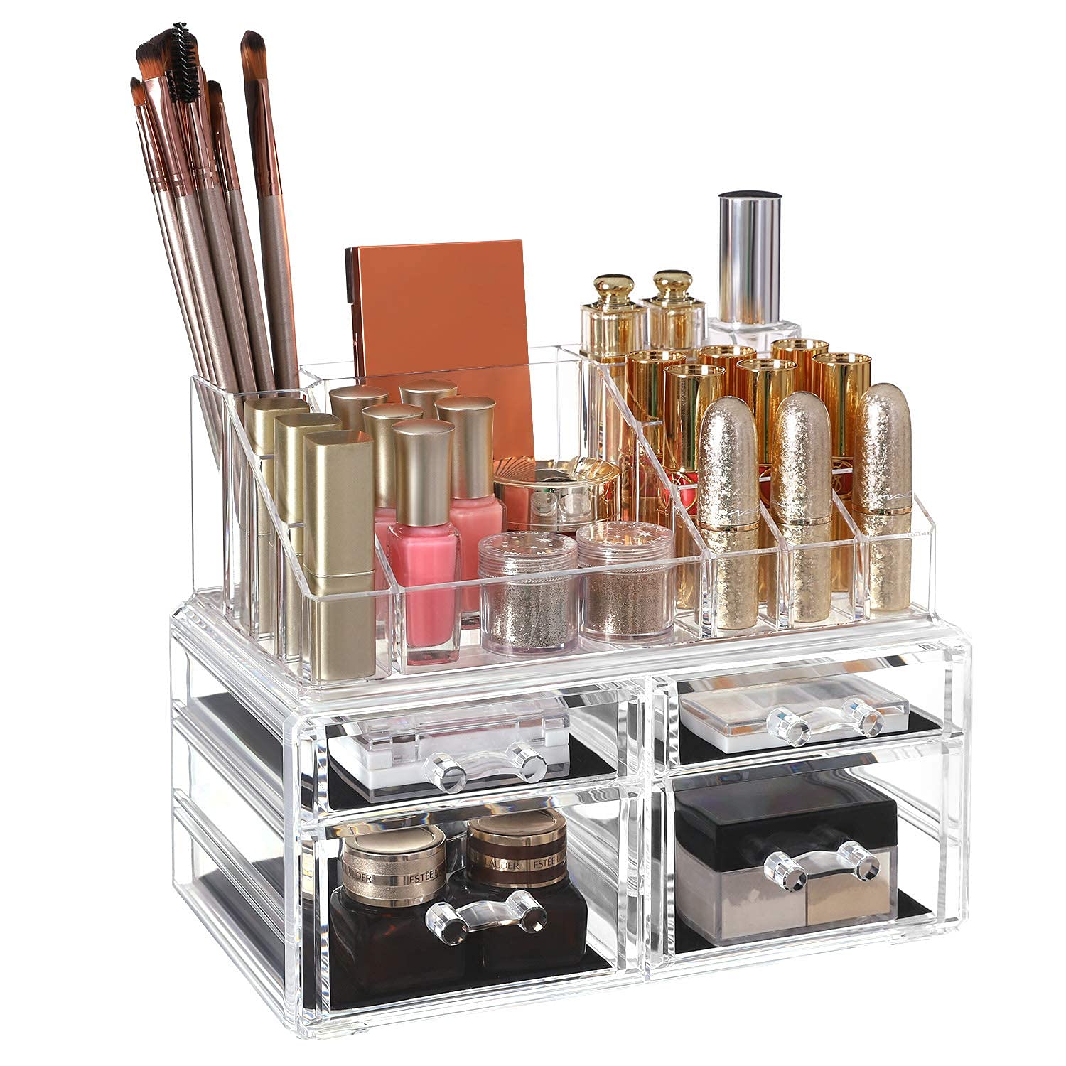 songmics-kosmetik-organizer-acryl-mit-4-schubladen-transparent-jka005tp image 8
