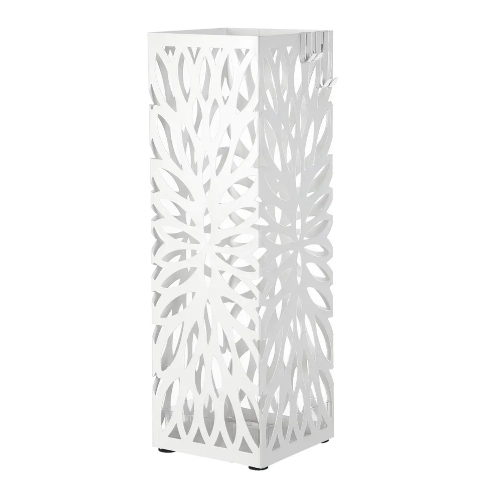 songmics-luc48w-schirmst-nder-metall-wei-15-5-x-15-5-x-49-cm image 1