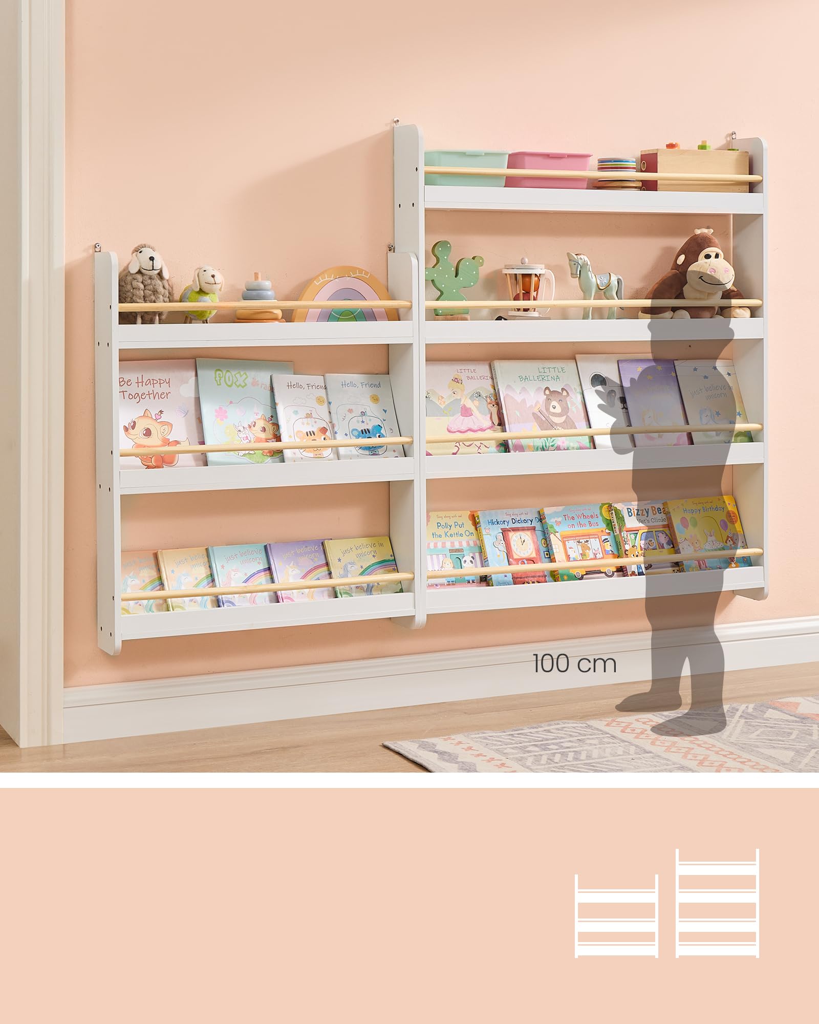 songmics-kinder-wandregal-gkr013w02-3-ebenen-60-x-12-x-75-cm-wei-natur image 2
