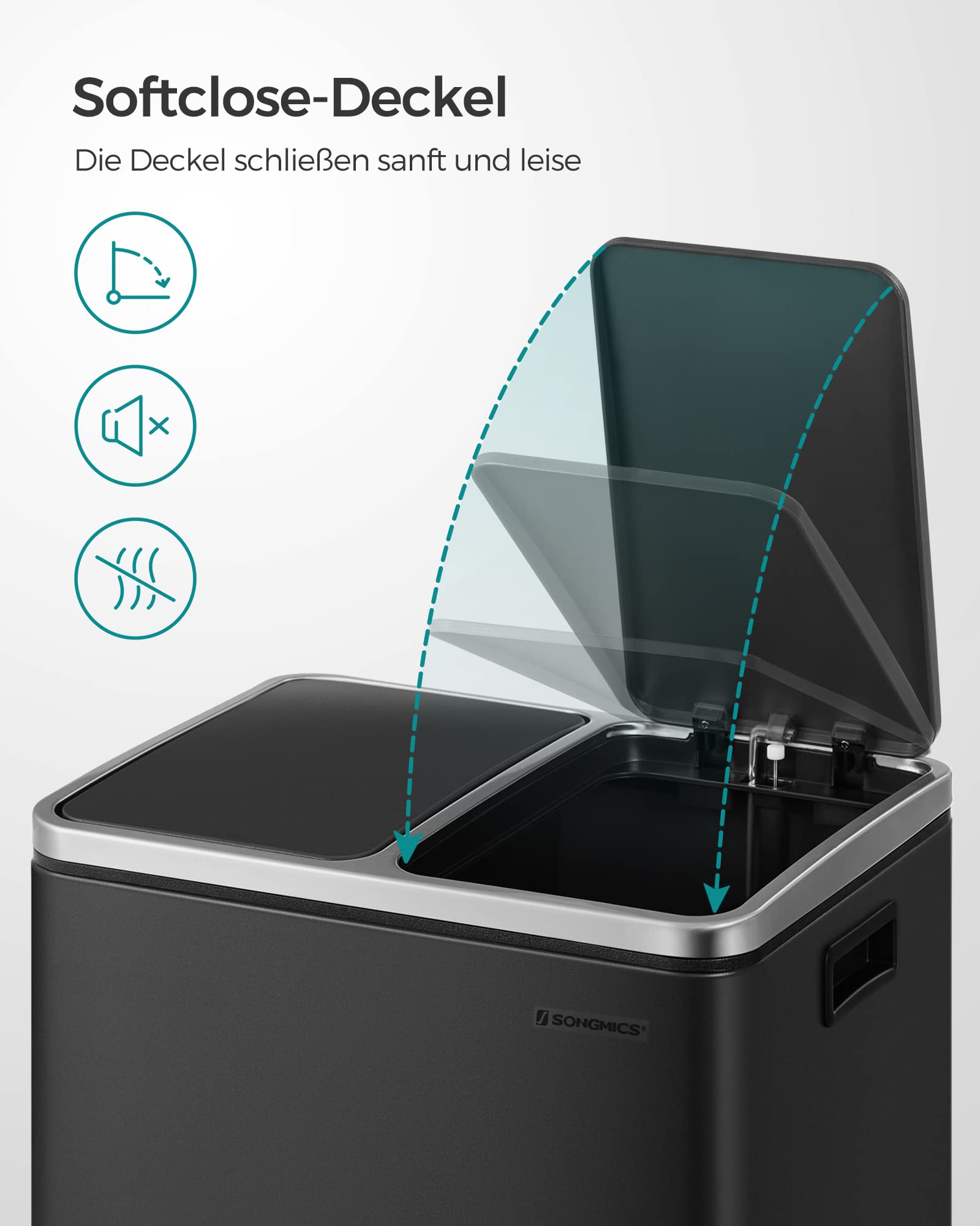 songmics-ltb30bk-treteimer-m-lltrennsystem-2-x-15-liter-stahl-schwarz image 6