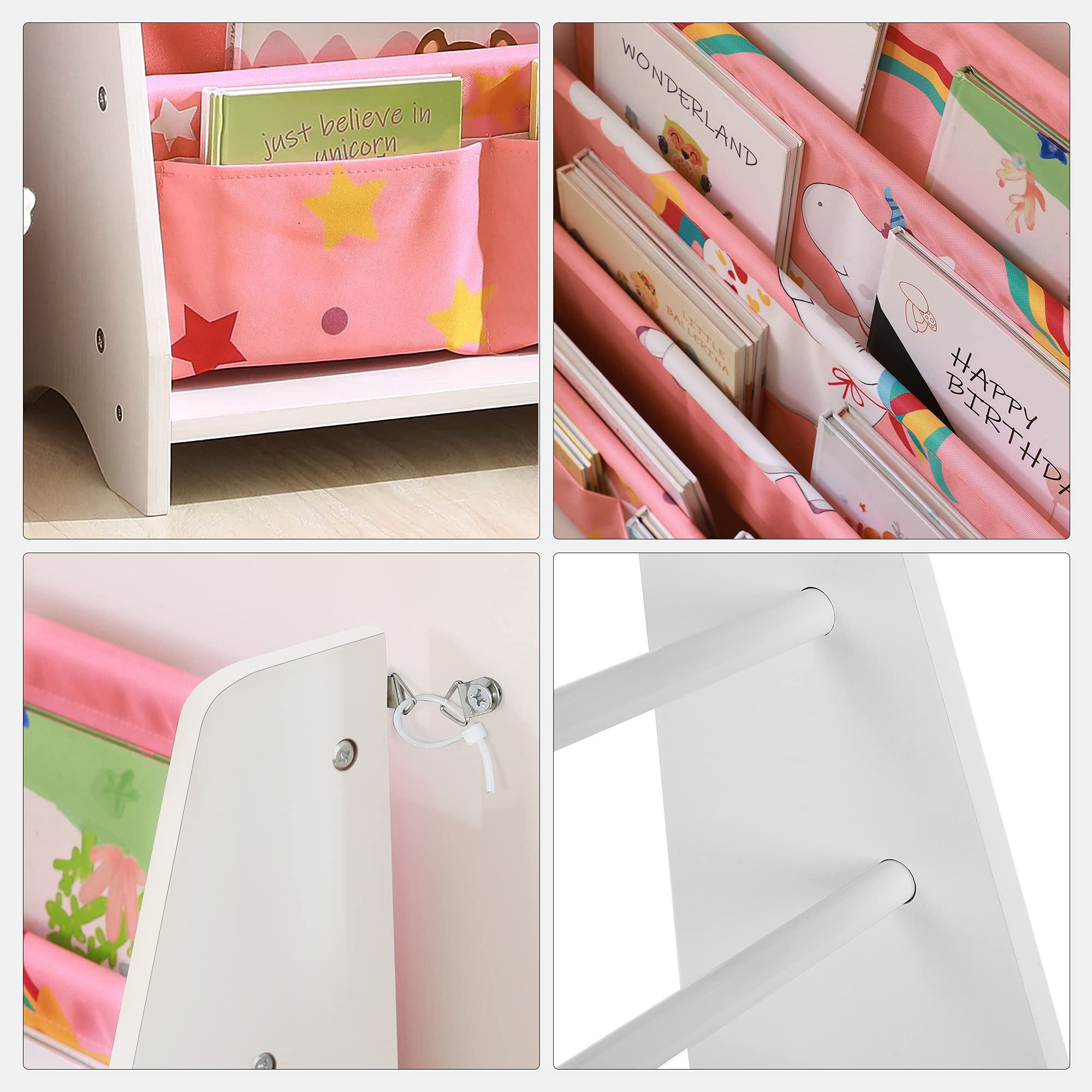 songmics-kinder-b-cherregal-gkr071p01-5-ebenen-62-8-x-28-x-72-cm-wei-rosa image 5