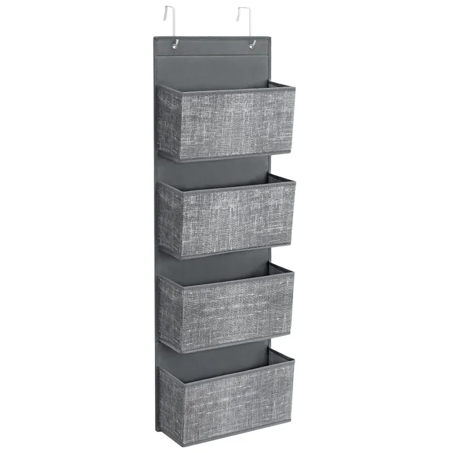 songmics-h-ngeorganizer-4-taschen-grau-meliert-rdh004g11 image 1