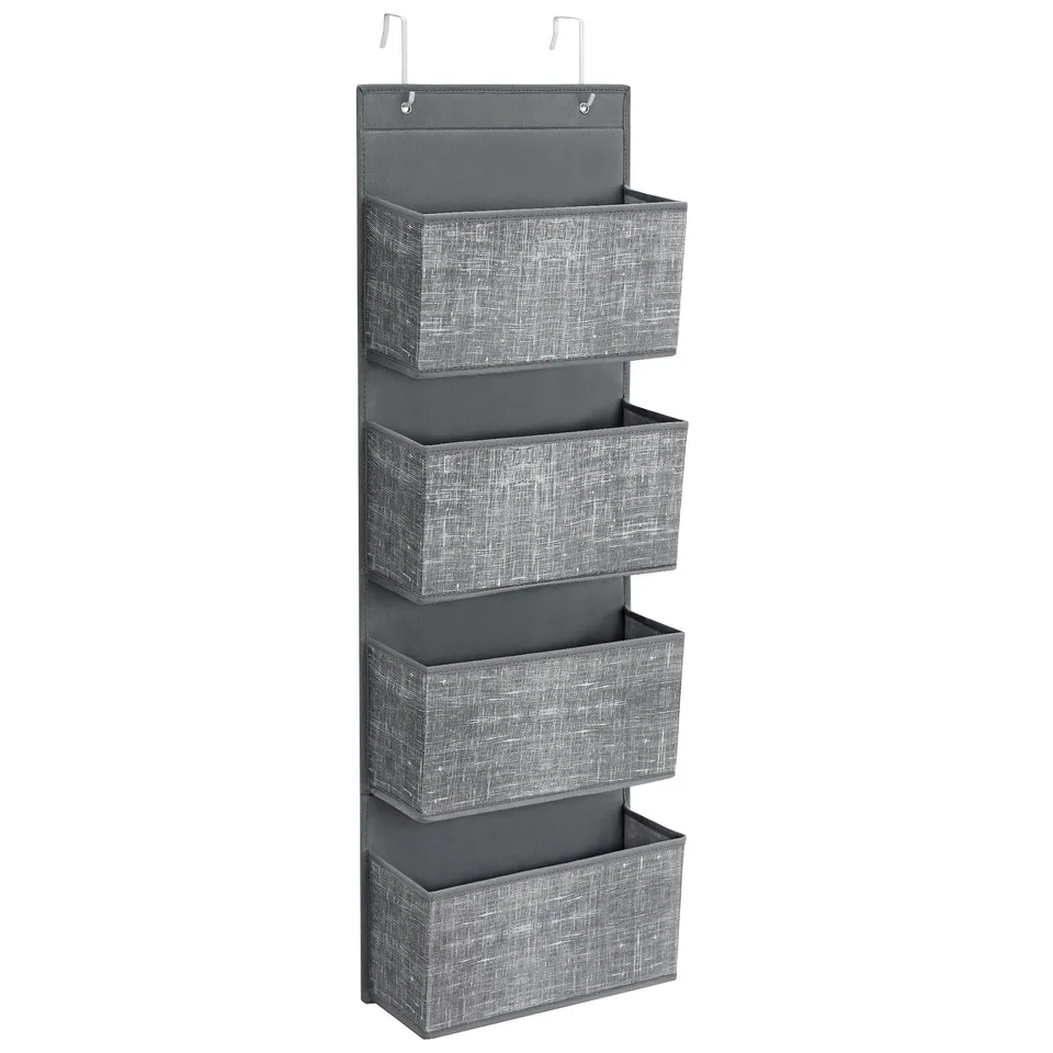 songmics-h-ngeorganizer-4-taschen-grau-meliert-rdh004g11 image 1