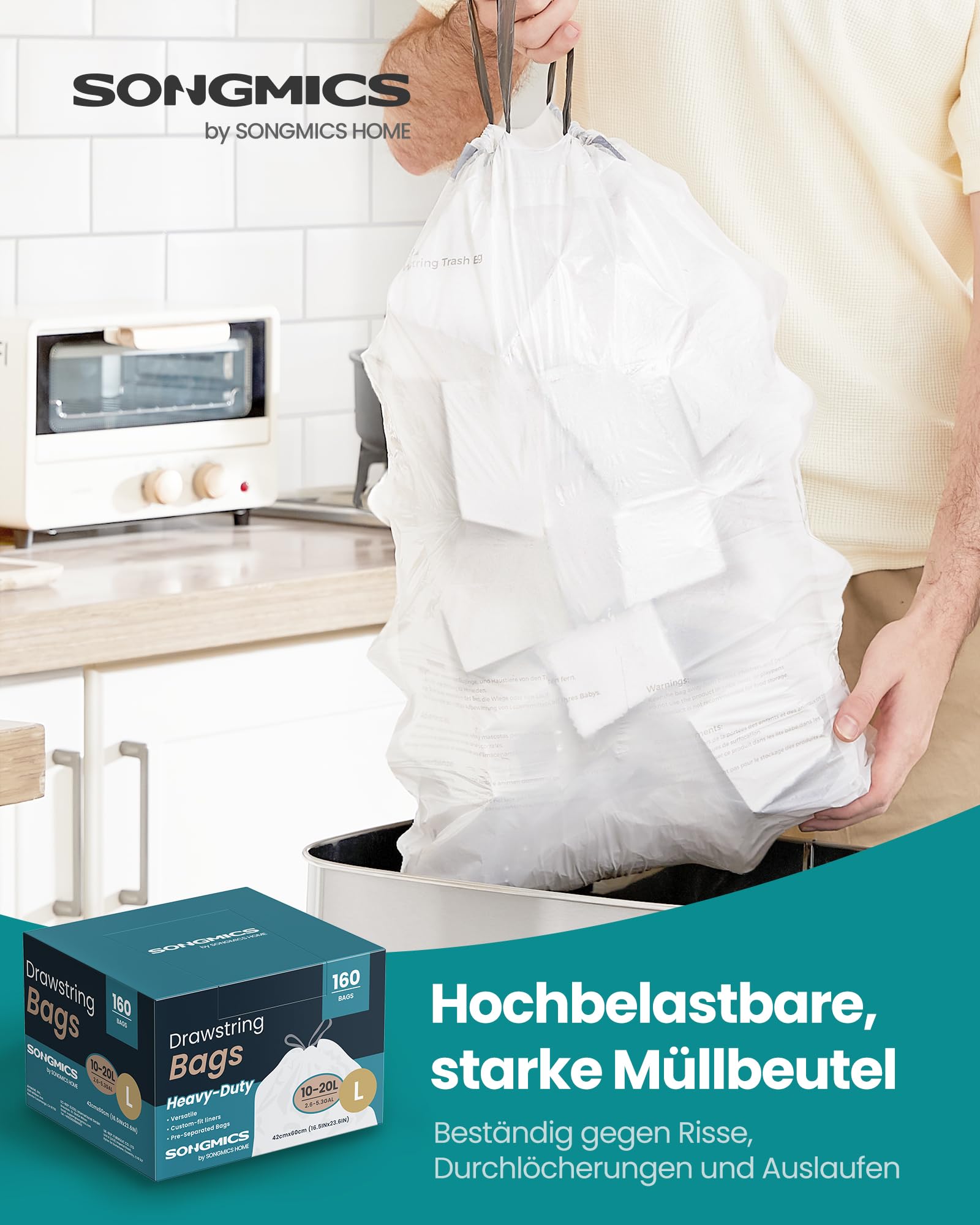 songmics-m-llbeutel-mit-zugband-20-liter-code-l-160-st-ck-wei image 2