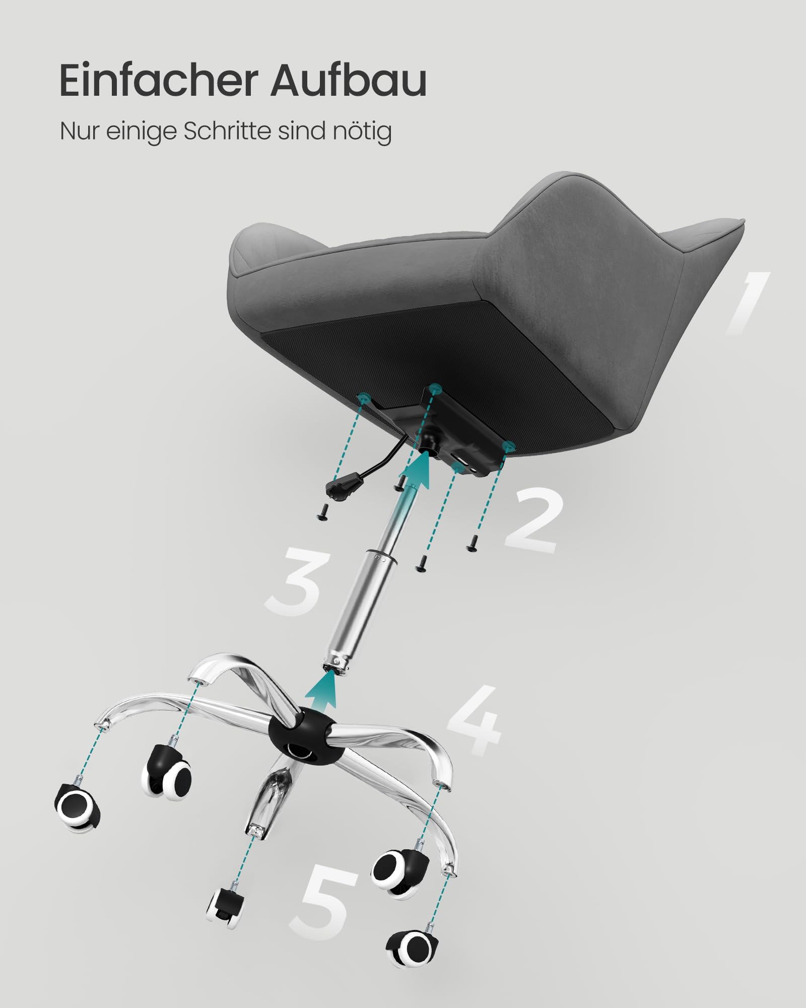 songmics-b-rostuhl-obg012g01-drehstuhl-samt-110-kg-schiefergrau image 8