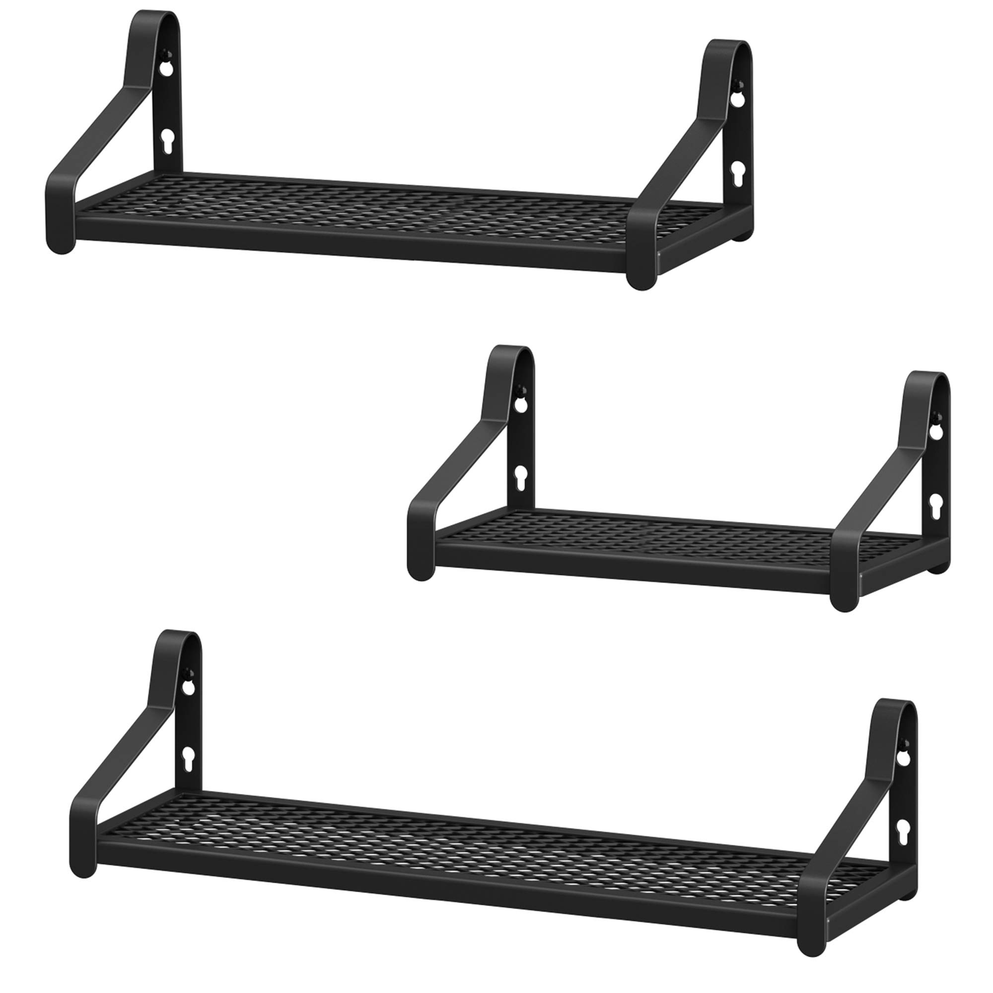 songmics-wandregale-lfs031b01-3er-set-metall-industrial-schwarz image 1
