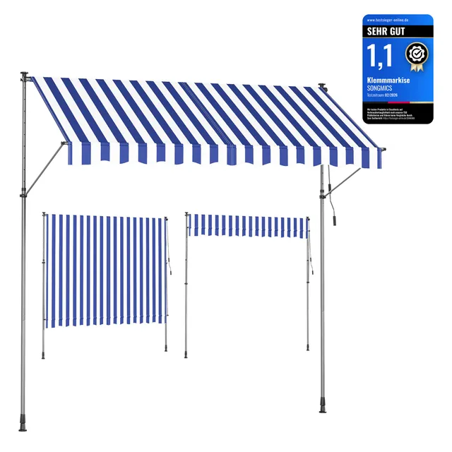 songmics-klemmmarkise-gsa302qz01-300-x-120-cm-blau-wei image 1