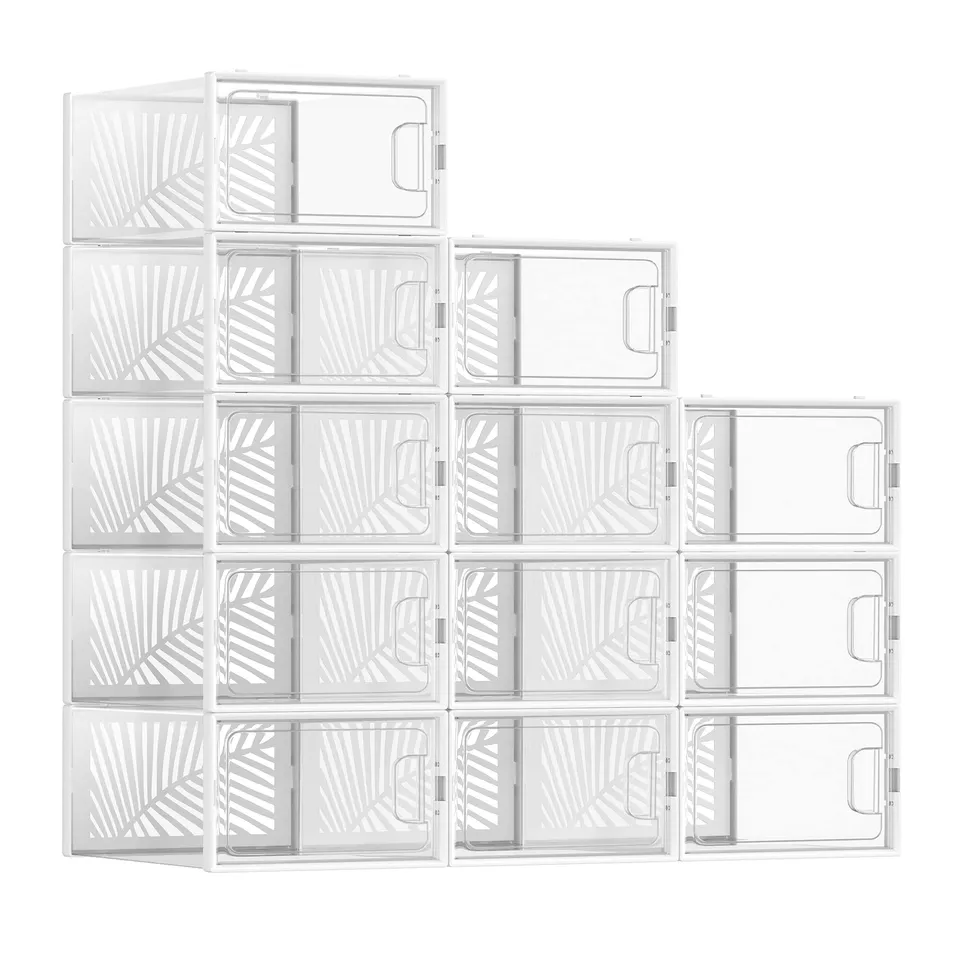 songmics-transparente-schuhbox-gr-e-44-12er-set-stapelbar-lsp106w12 image 1
