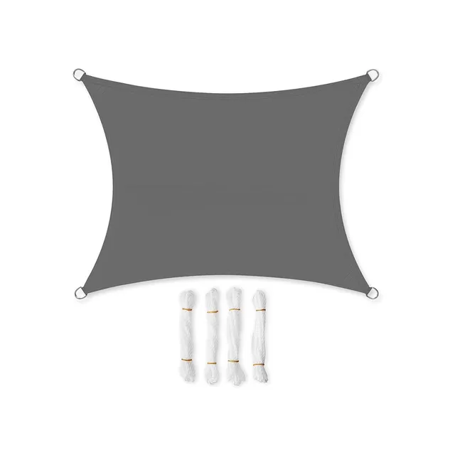 songmics-gsh34gyv1-sonnensegel-3x4-m-rechteckig-wasserdicht-grau image 1