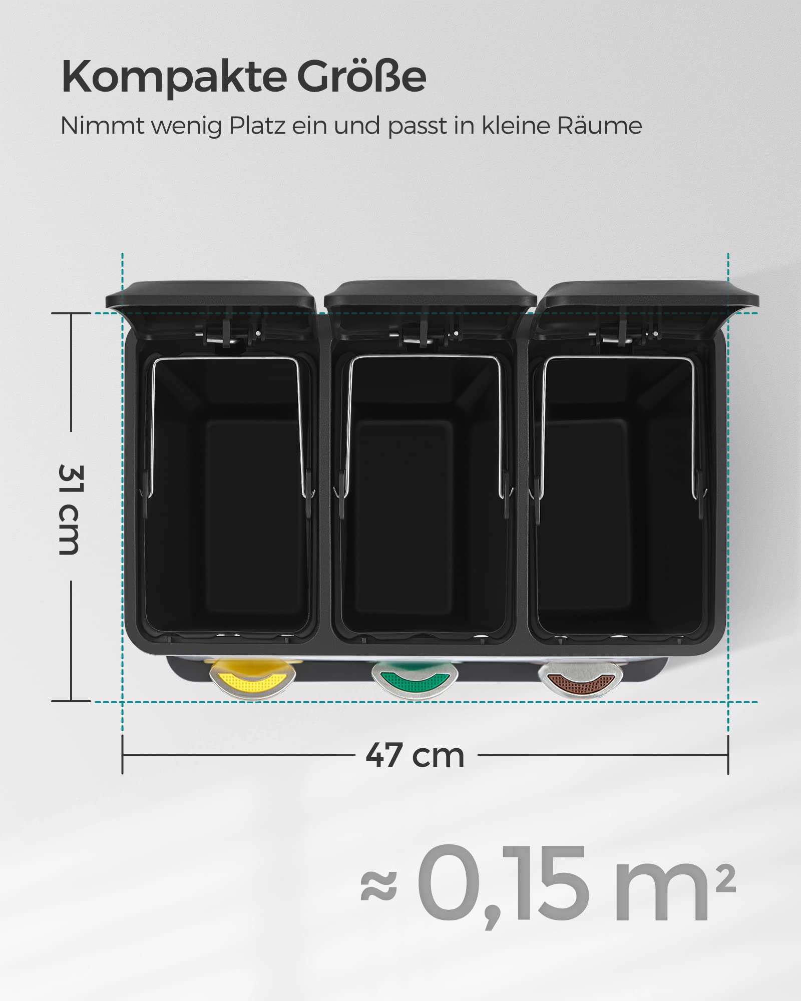 songmics-treteimer-k-che-3x8-liter-m-lltrennsystem-mit-pedalen image 4