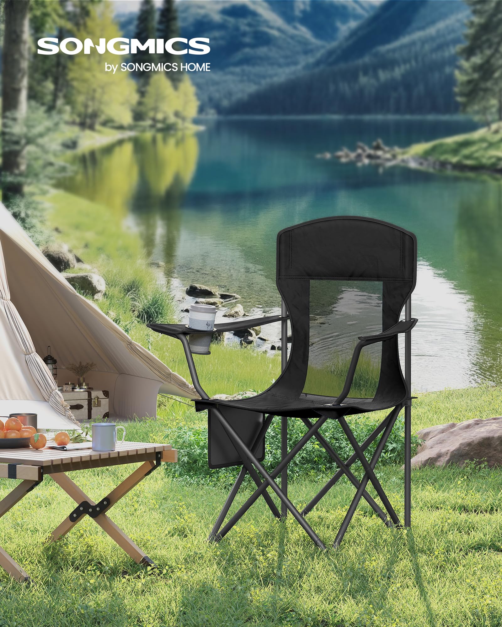 songmics-campingstuhl-2er-set-klappstuhl-outdoor-150-kg-schwarz image 3