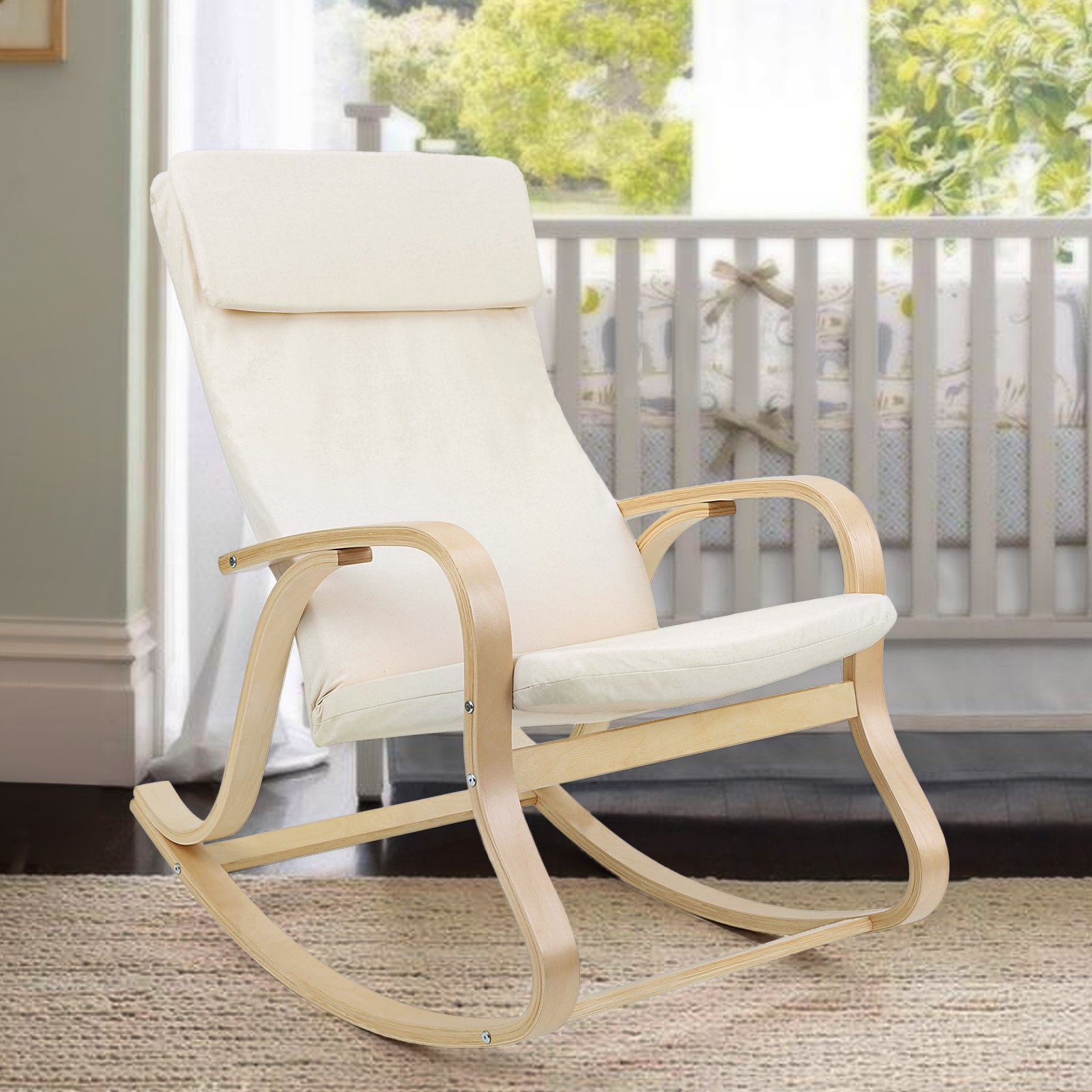 songmics-schaukelstuhl-schwingsessel-relaxstuhl-beige-lyy30m image 6