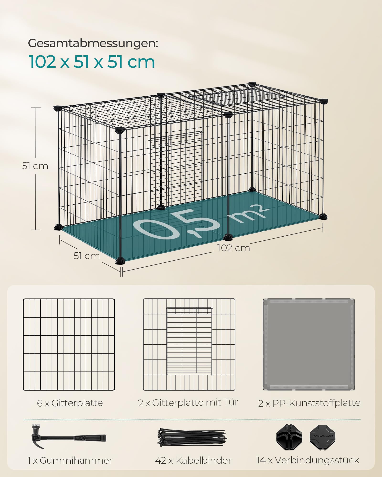 songmics-lpi010b01-kleintierk-fig-xl-102x51x51-cm-schwarz image 6