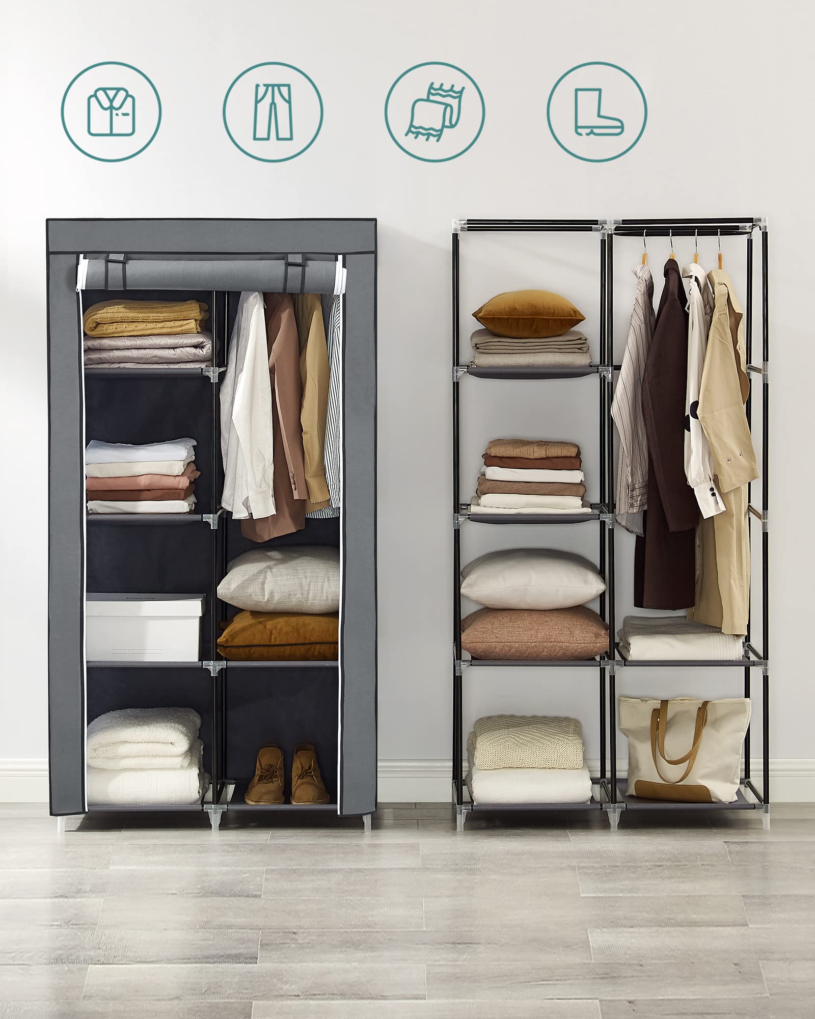 songmics-ryg84g-stoff-kleiderschrank-88-x-45-x-168-cm-grau image 4