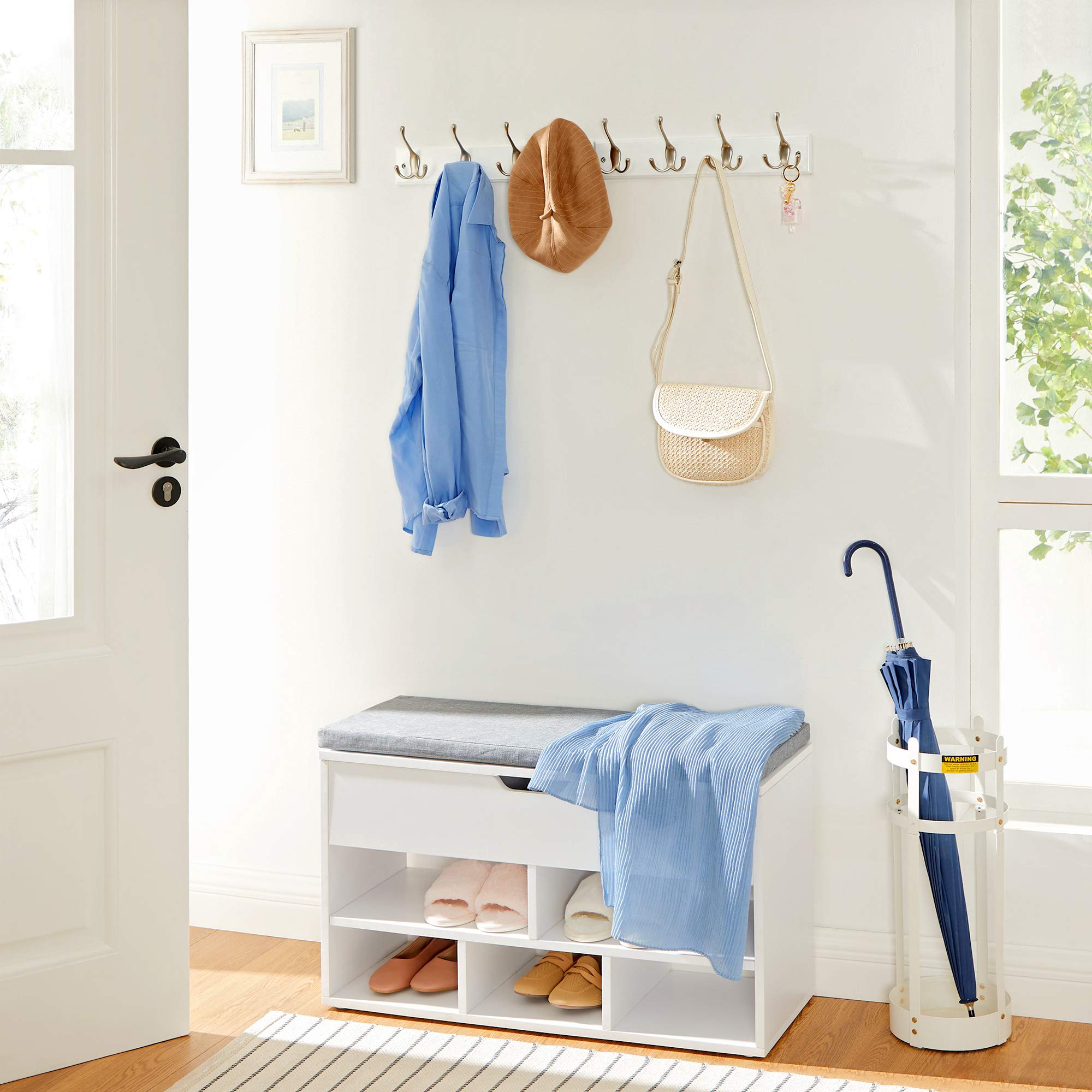 songmics-lhr030e01-garderobenleiste-wandgarderobe-wei-silbern-mit-4-dreifach-hak image 2