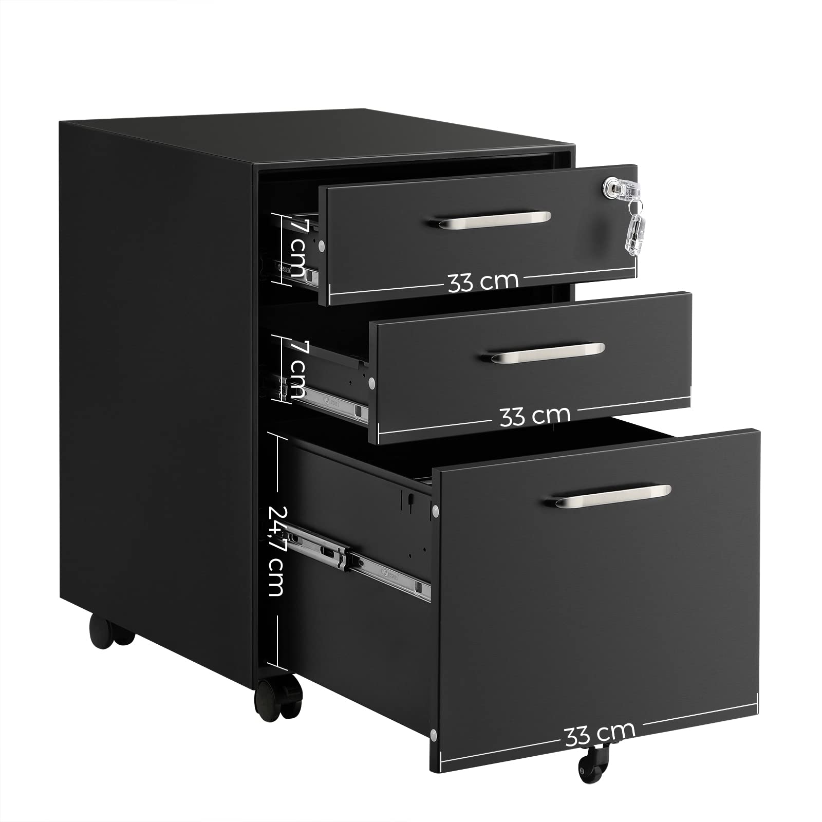 songmics-rollcontainer-stahl-schwarz-mit-3-schubladen-ofc010b01 image 5
