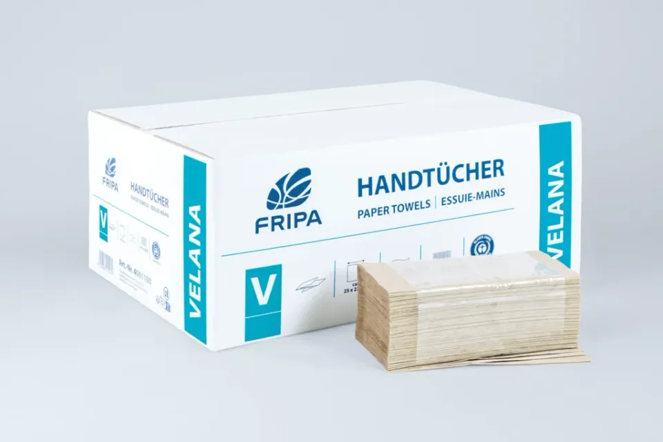 fripa-velana-handt-cher-v-falz-1-lagig-recycling-braun image 1