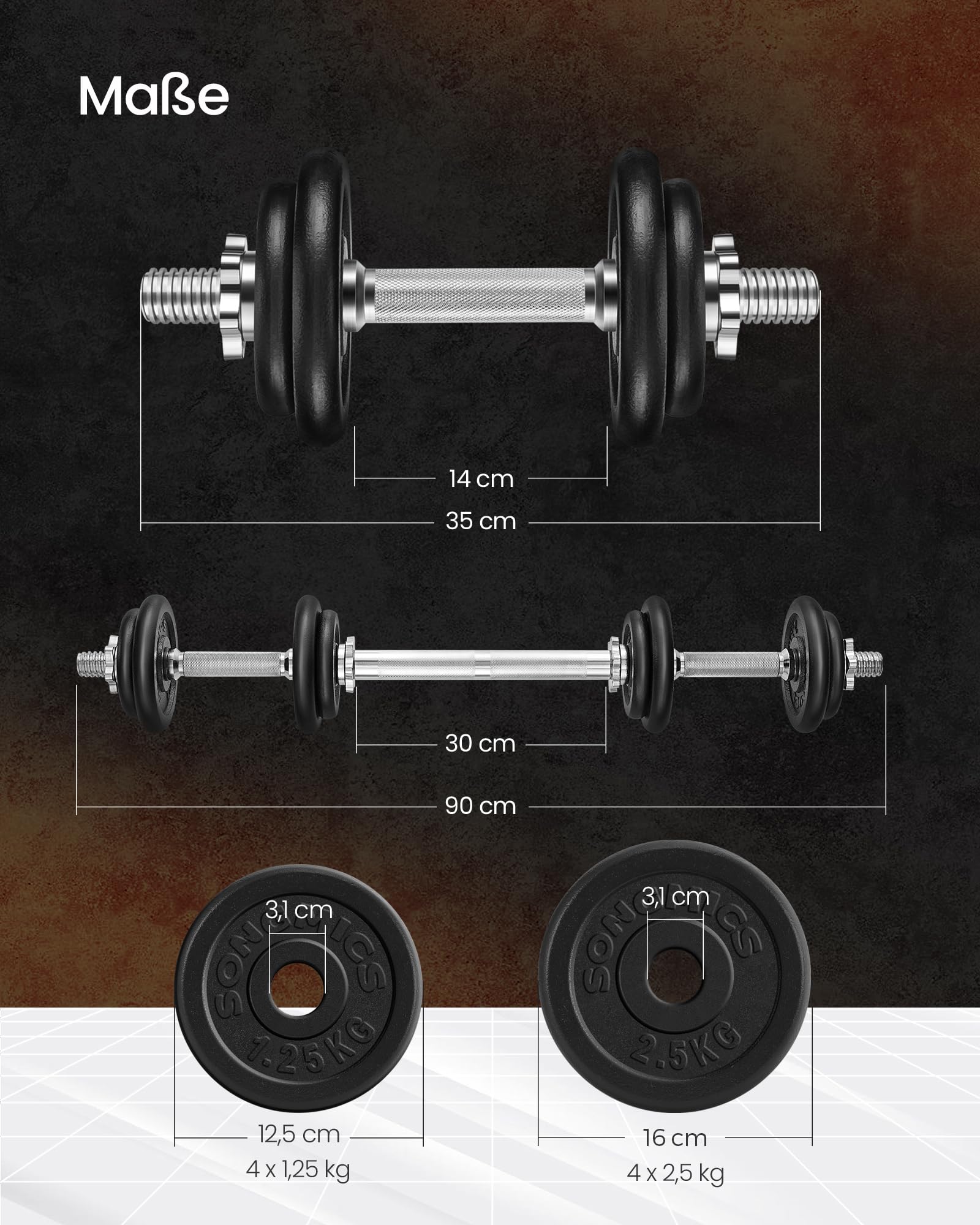 songmics-2-in-1-hantelset-gusseisen-verstellbar-20-kg-mit-langhantelstange image 3