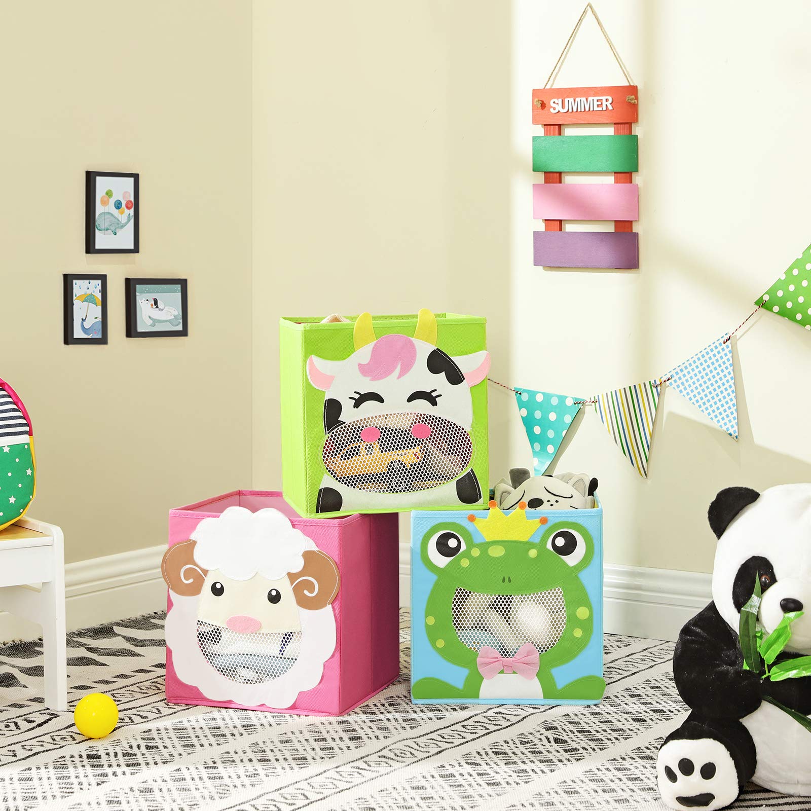 songmics-aufbewahrungsboxen-kinder-3er-set-27x27x27-cm-tiermotive-rfb01pg image 4