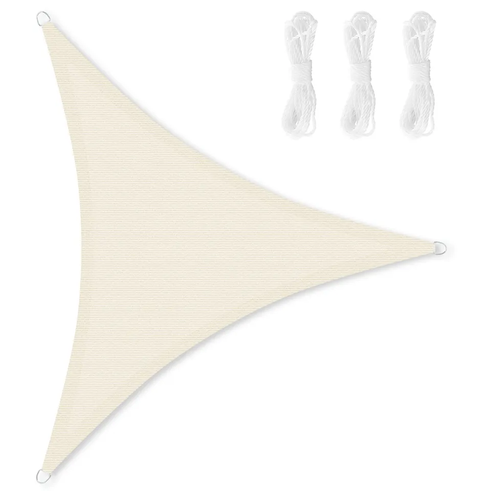 songmics-sonnensegel-gss005m01-dreieckig-4-9-m-beige image 1
