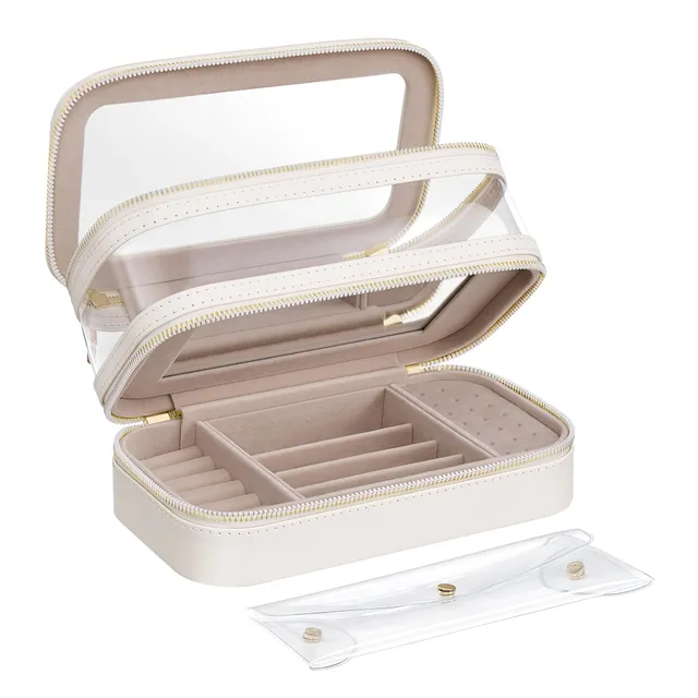 songmics-make-up-tasche-jka026w01-kosmetik-organizer-wolkenwei-22-x-12-x-12-cm image 1