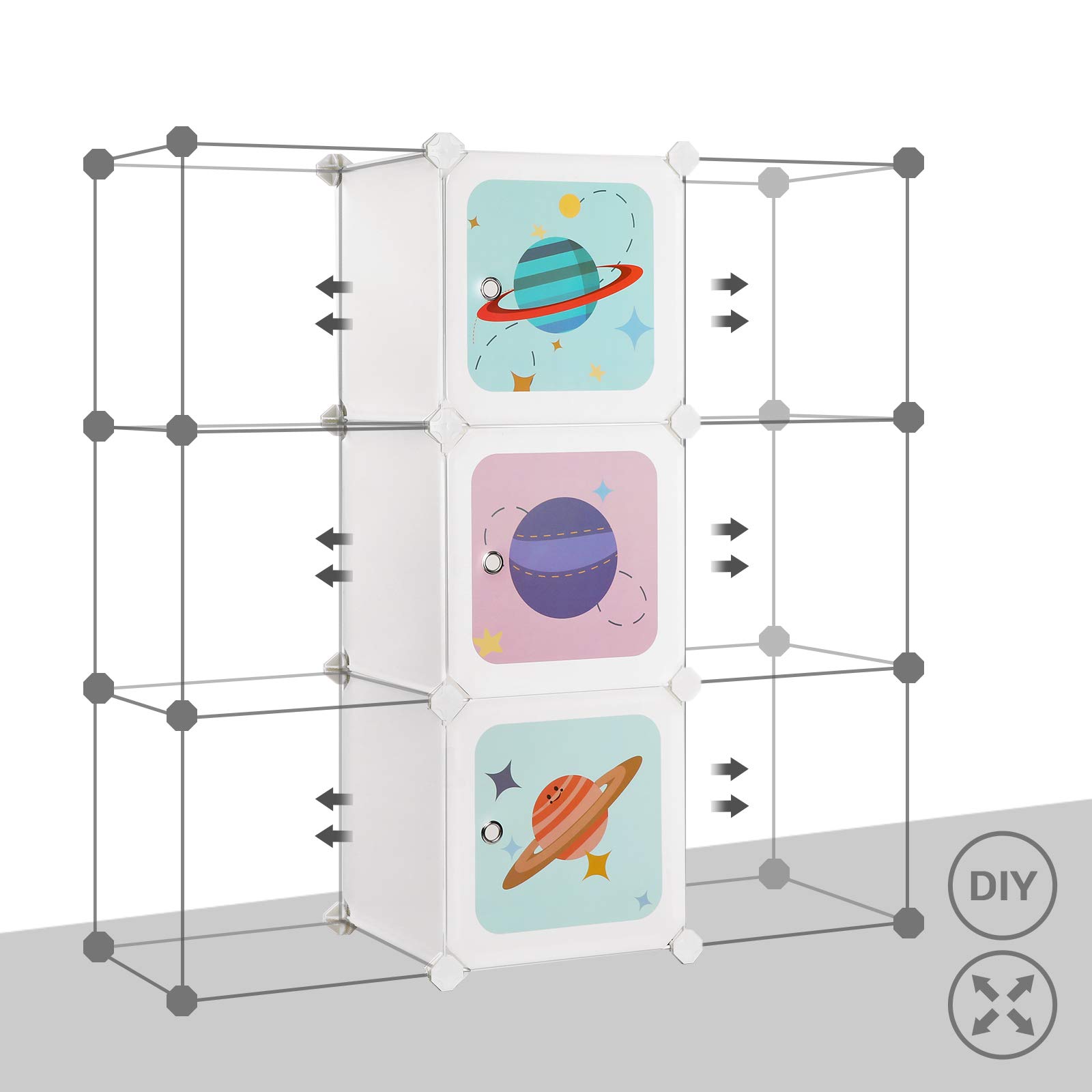 songmics-kinder-aufbewahrungsschrank-lpc903w01-10-w-rfel-123x31x123-cm-wei image 7