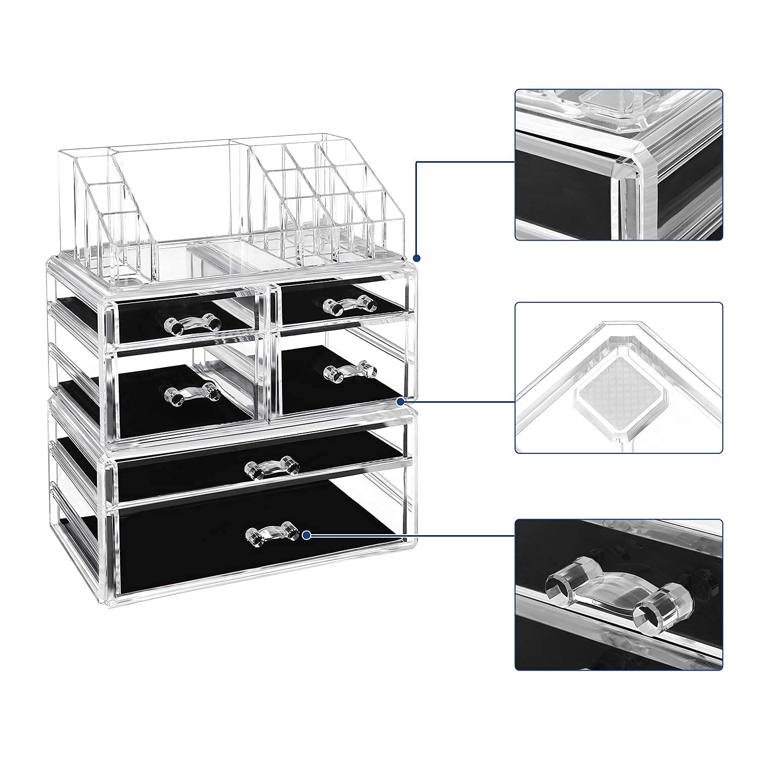 songmics-make-up-organizer-jka008tp-kosmetik-organizer-transparent image 5