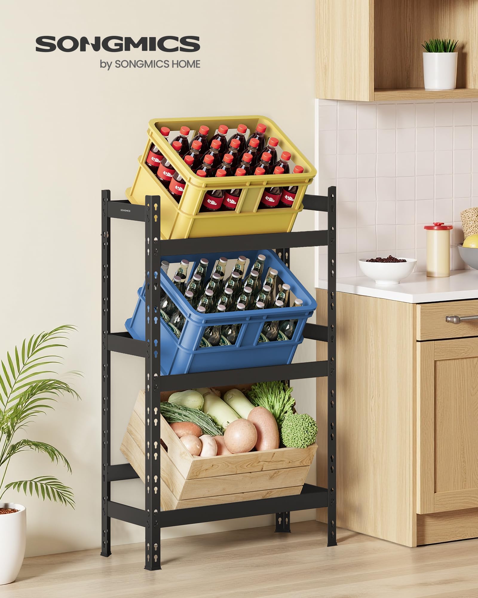 songmics-gyl001b01-getr-nkekistenregal-f-r-3-kisten-3-ebenen-tintenschwarz image 3