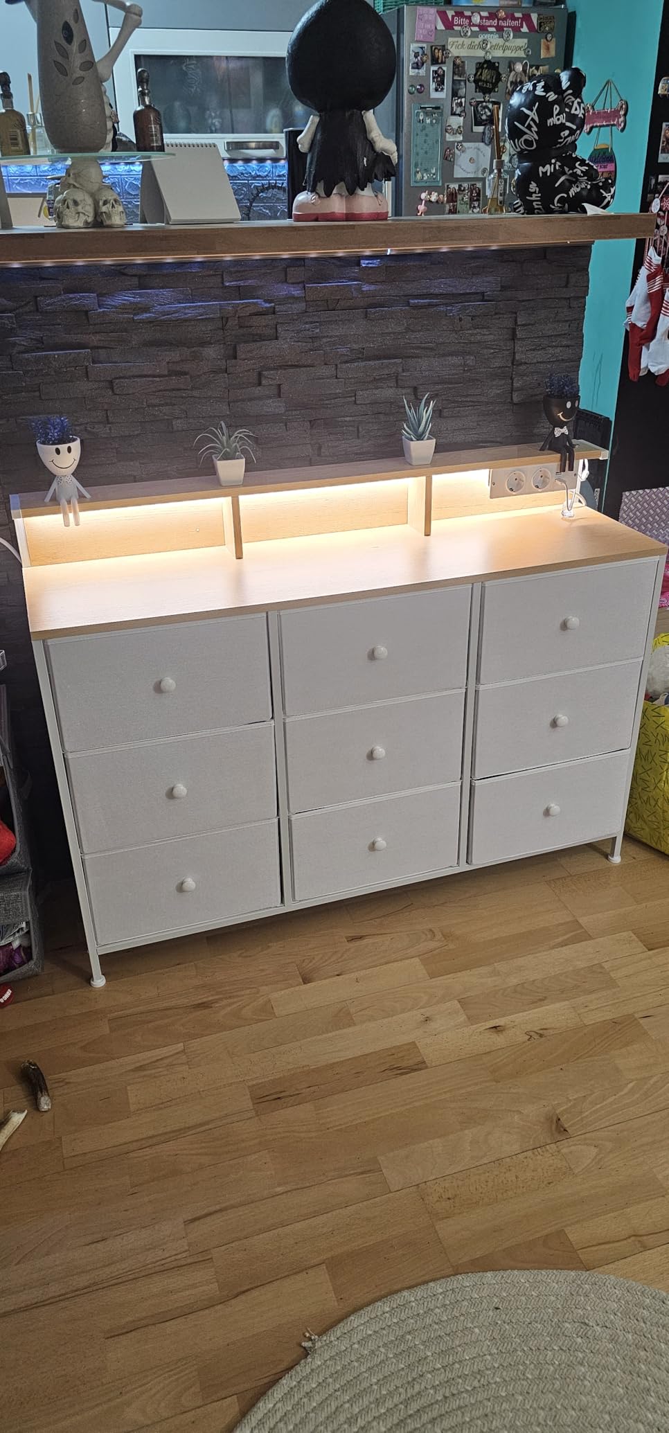 Sieht mega aus im Schlafzimmer