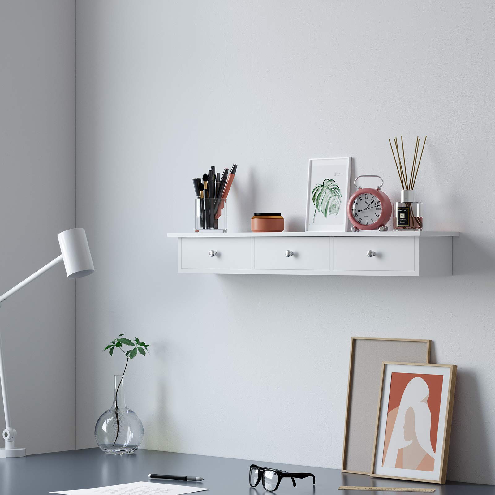 songmics-wandregal-wei-mit-3-schubladen-80cm-lws085w01 image 4