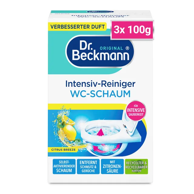 dr-beckmann-intensiv-reiniger-wc-schaum-citrus-3-x-100-g-pulver image 1