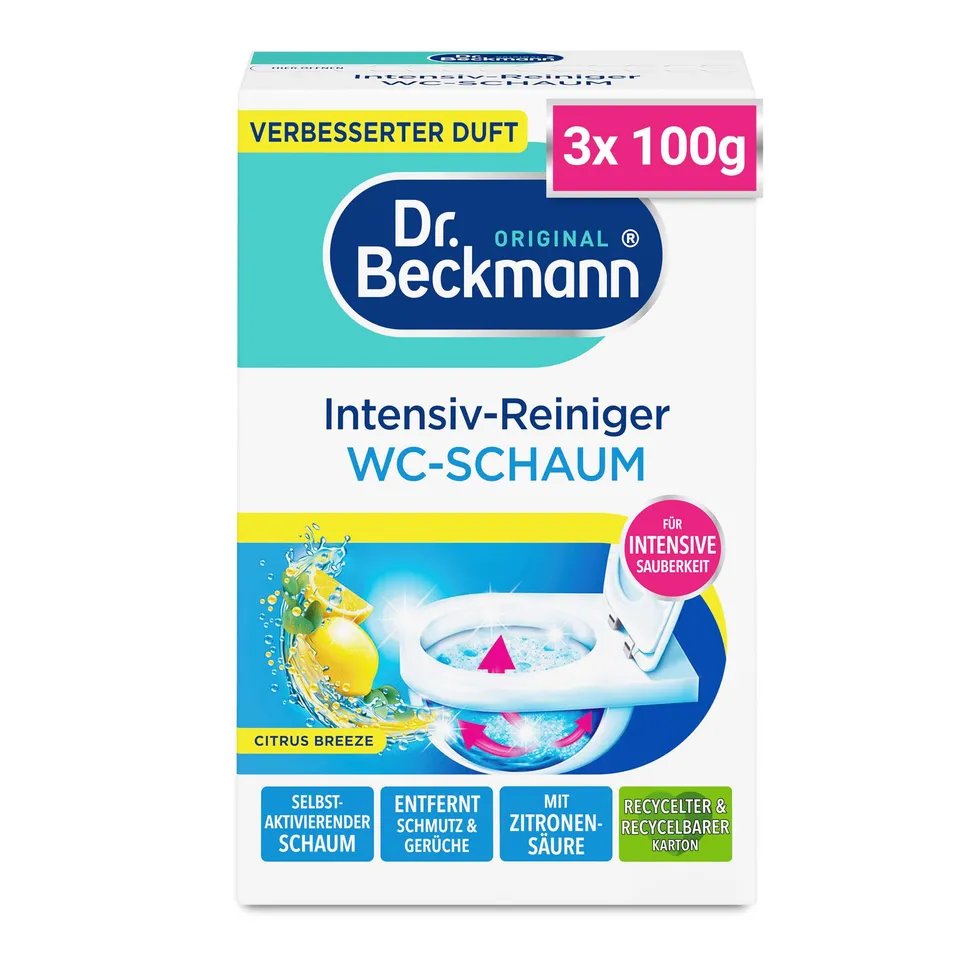 dr-beckmann-intensiv-reiniger-wc-schaum-citrus-3-x-100-g-pulver image 1