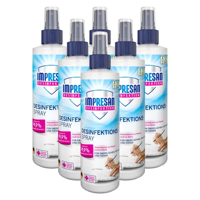 impresan-desinfektions-spray-f-r-oberfl-chen-und-textilien-6-x-250-ml image 1