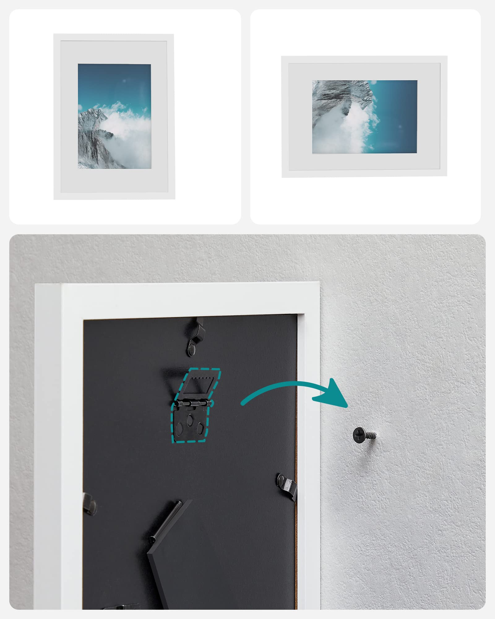 songmics-bilderrahmen-rpf011w01-wei-f-r-21x29-7-cm-15-2x20-3-cm-mit-passepartout image 3