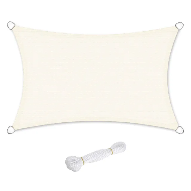 songmics-sonnensegel-2-x-5-m-rechteckig-hdpe-beige-gss25iv image 1