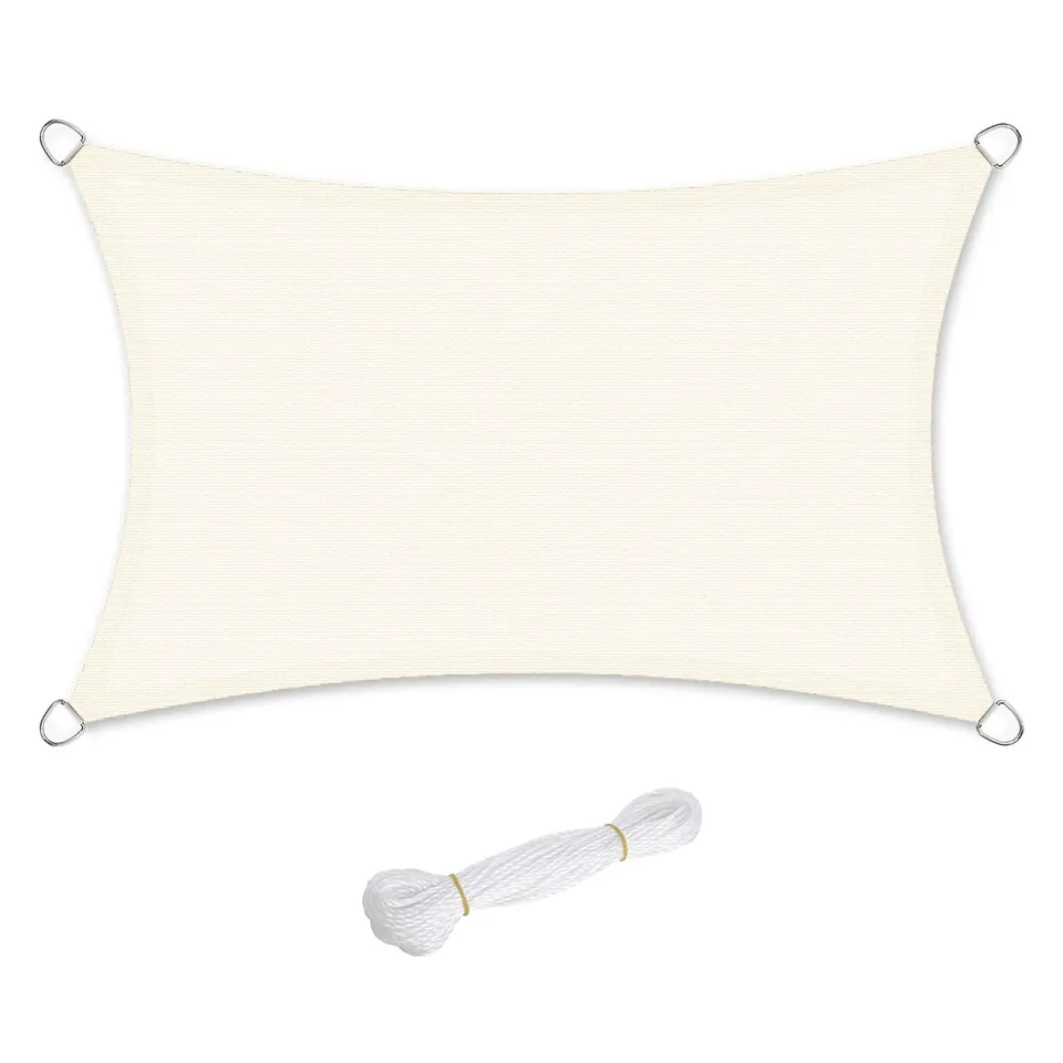 songmics-sonnensegel-2-x-5-m-rechteckig-hdpe-beige-gss25iv image 1
