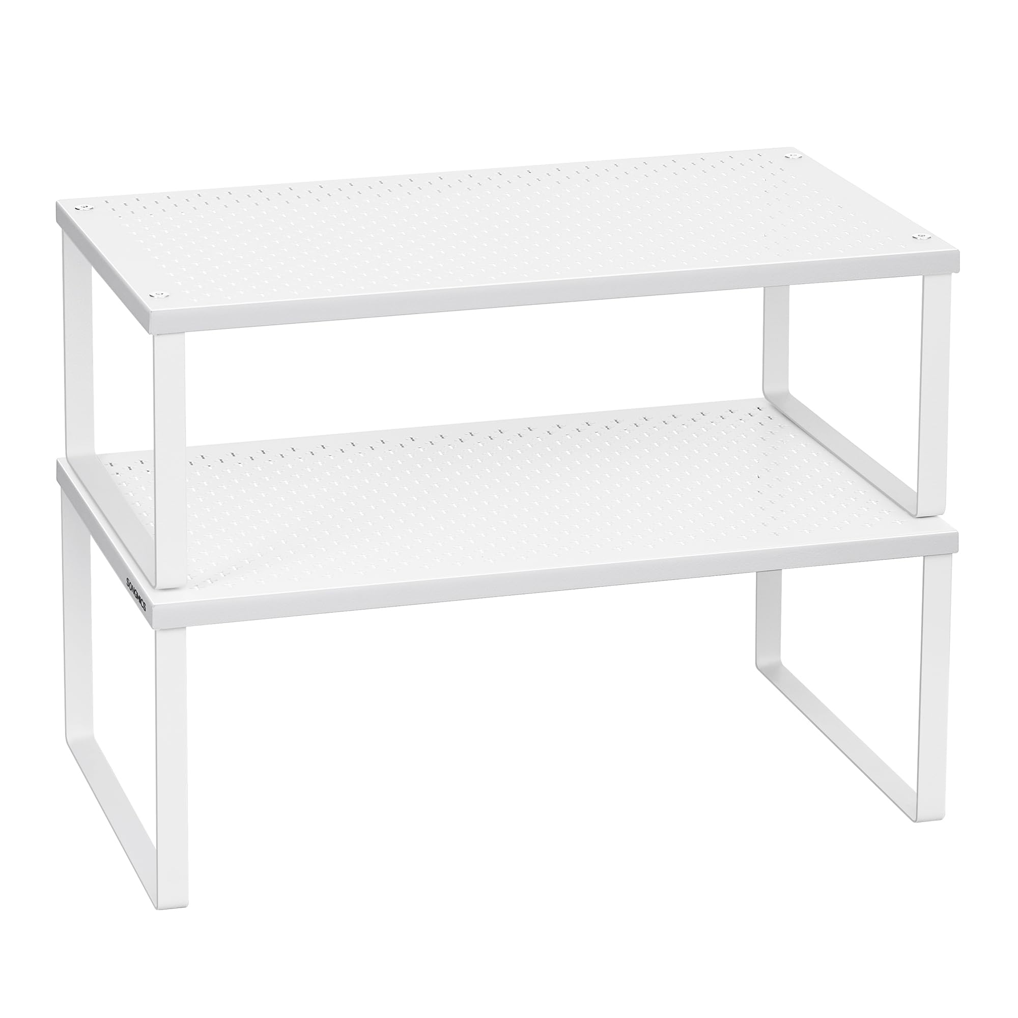 songmics-gew-rzregal-2er-set-metall-wei-stapelbar-kcs401w01 image 1