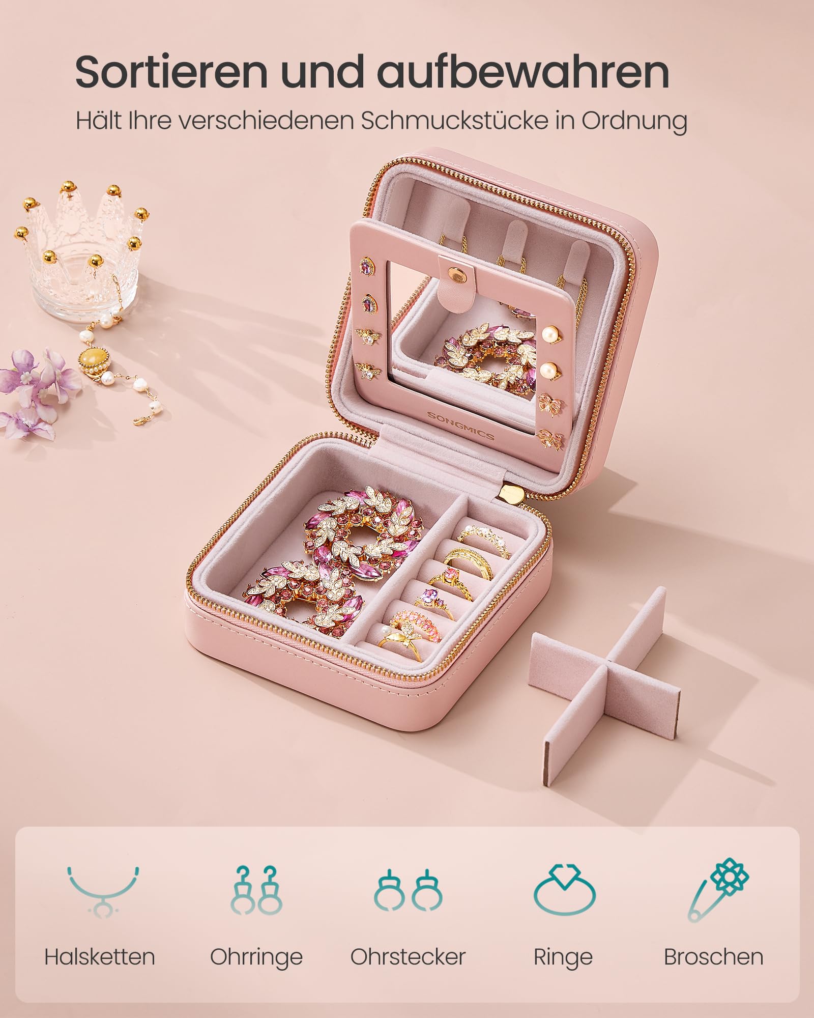 songmics-gisella-schmuckk-stchen-reise-jbc146s01-11-4-x-11-4-x-5-5-cm-mit-spiege image 3