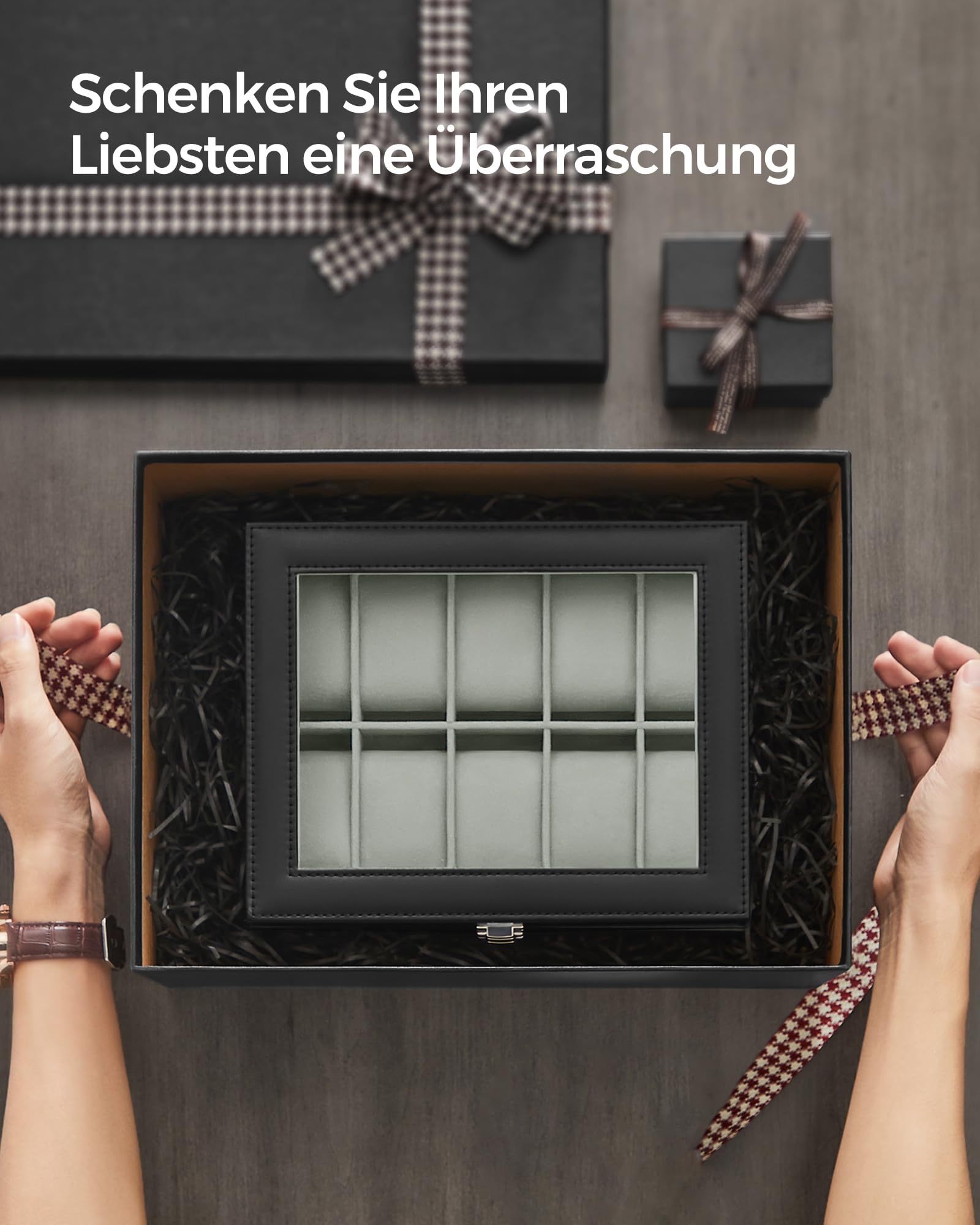 songmics-uhrenbox-mit-10-f-chern-jwb010bk-uhrenkasten-schwarz-aus-pu-mit-glasdec image 7