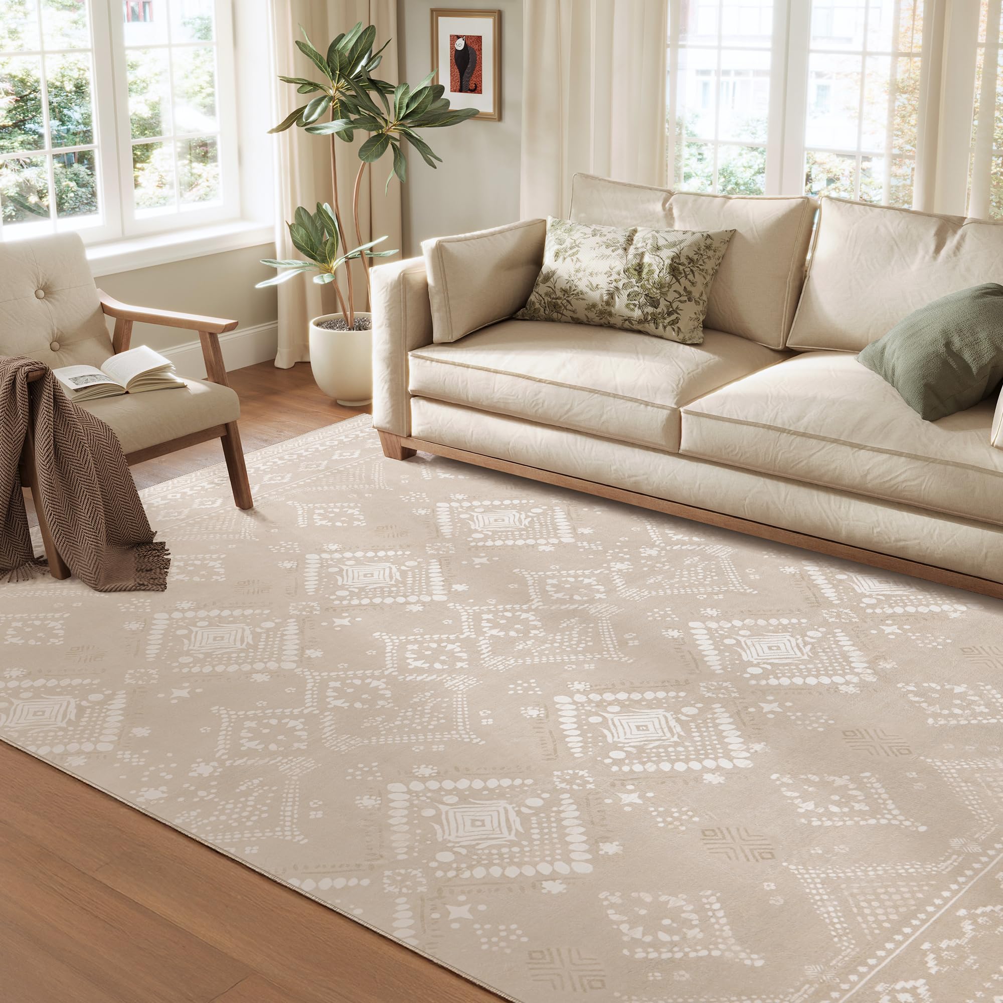 songmics-teppich-80-x-150-cm-rutschfest-maschinenwaschbar-taubengrau-tar011g01 image 7