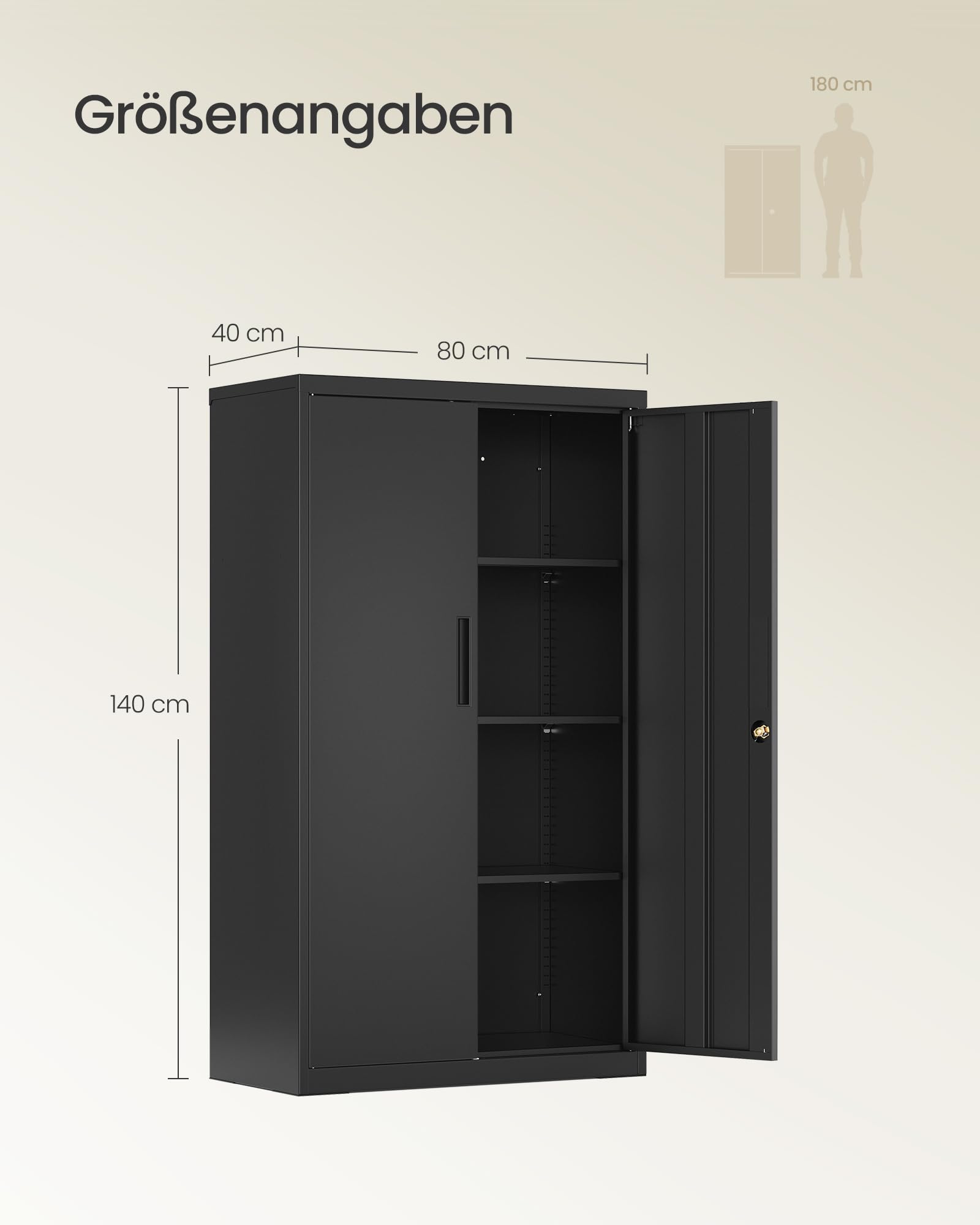 songmics-aktenschrank-abschlie-bar-2-t-rig-80-x-40-x-140-cm-metallschrank image 3